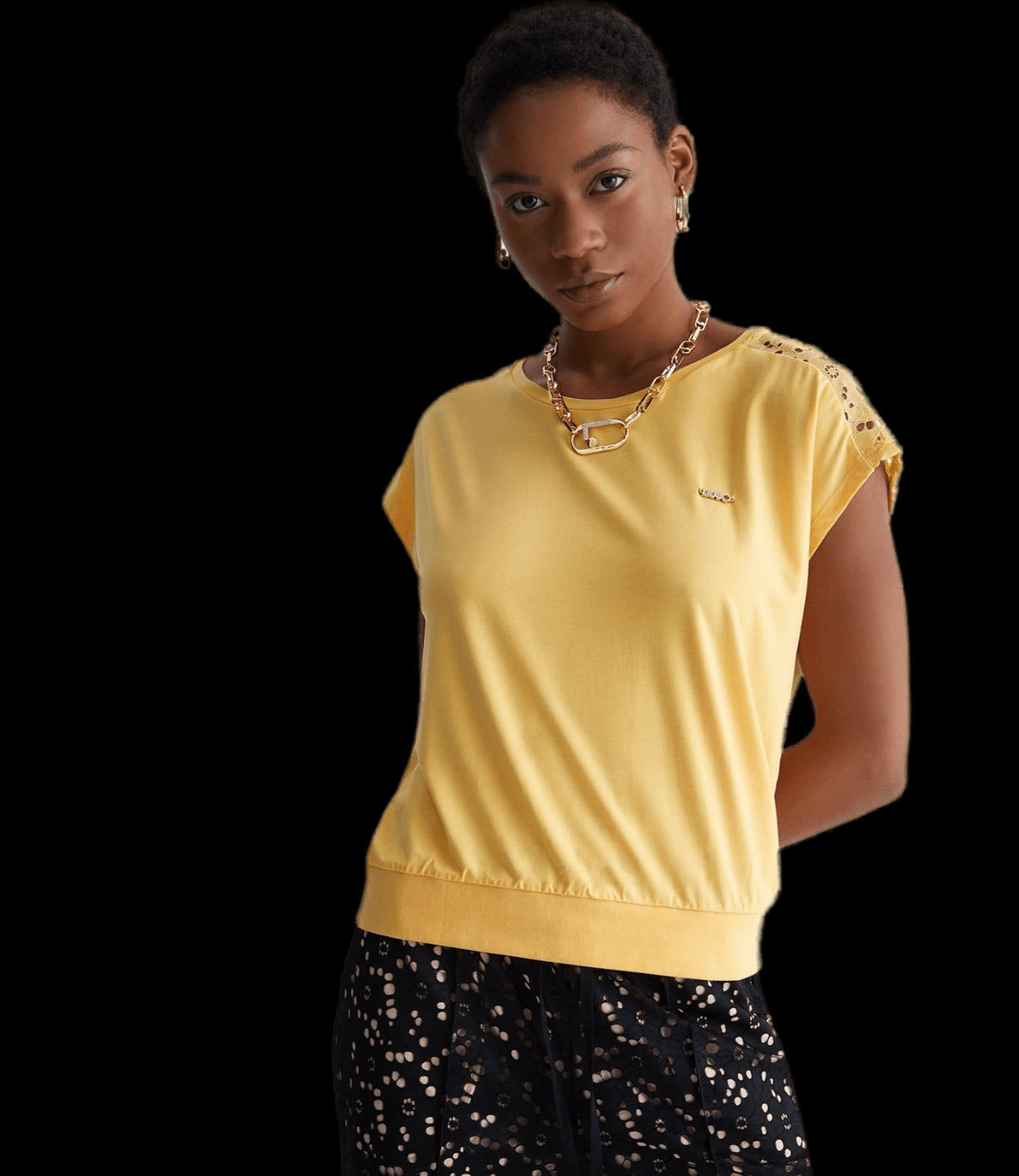 Liu Jo Liu Jo T-shirt Donna Mod. TA3194 J6998 30935 Giallo