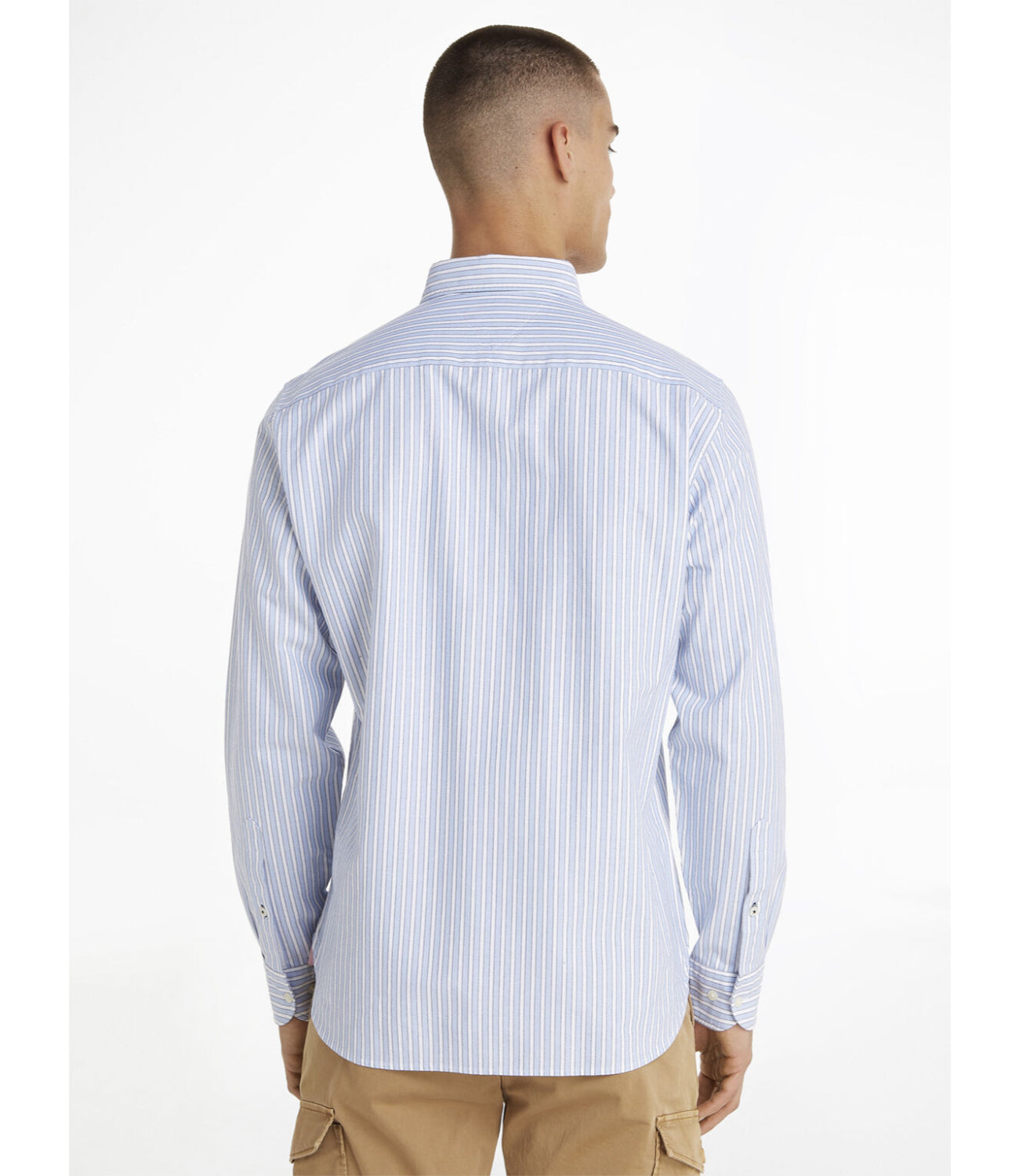 Tommy Hilfiger Camicia m/l Uomo Mod. MW0MW29166 RIGA 0A4 Blu