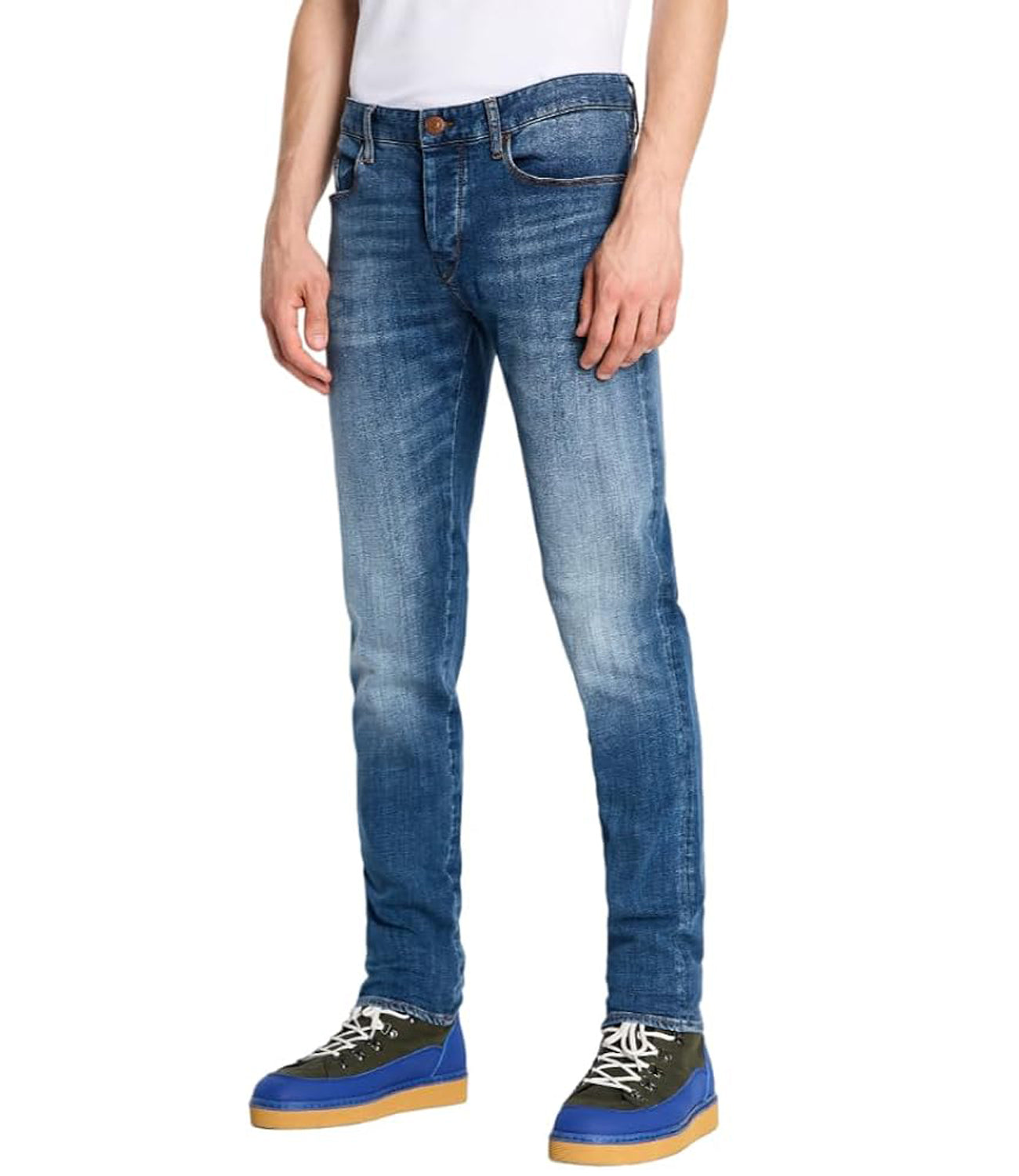 Armani Exchange A|X Jeans Uomo Mod. 6RZJ10 Z191Z 1500 DENIM Blu