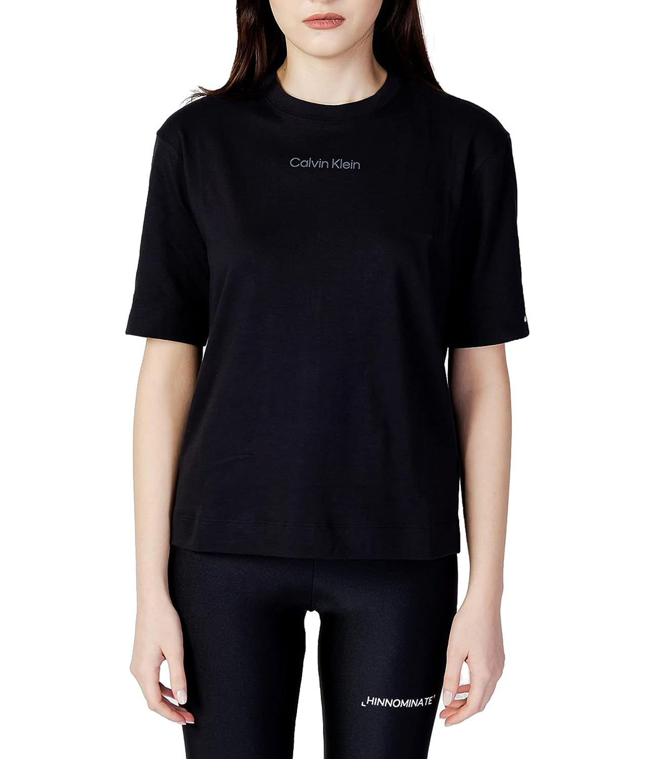 Calvin Klein Calvin Klein T-shirt Donna Mod. 00GWS3K104 BAE Black Nero