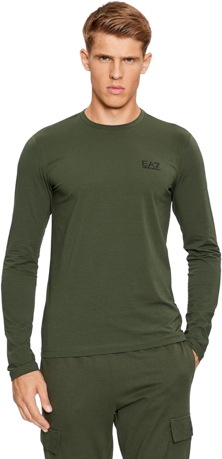Ea7 Emporio Armani T-shitr ml Uomo Mod. 8NPT55 PJM5Z 0208 Verde
