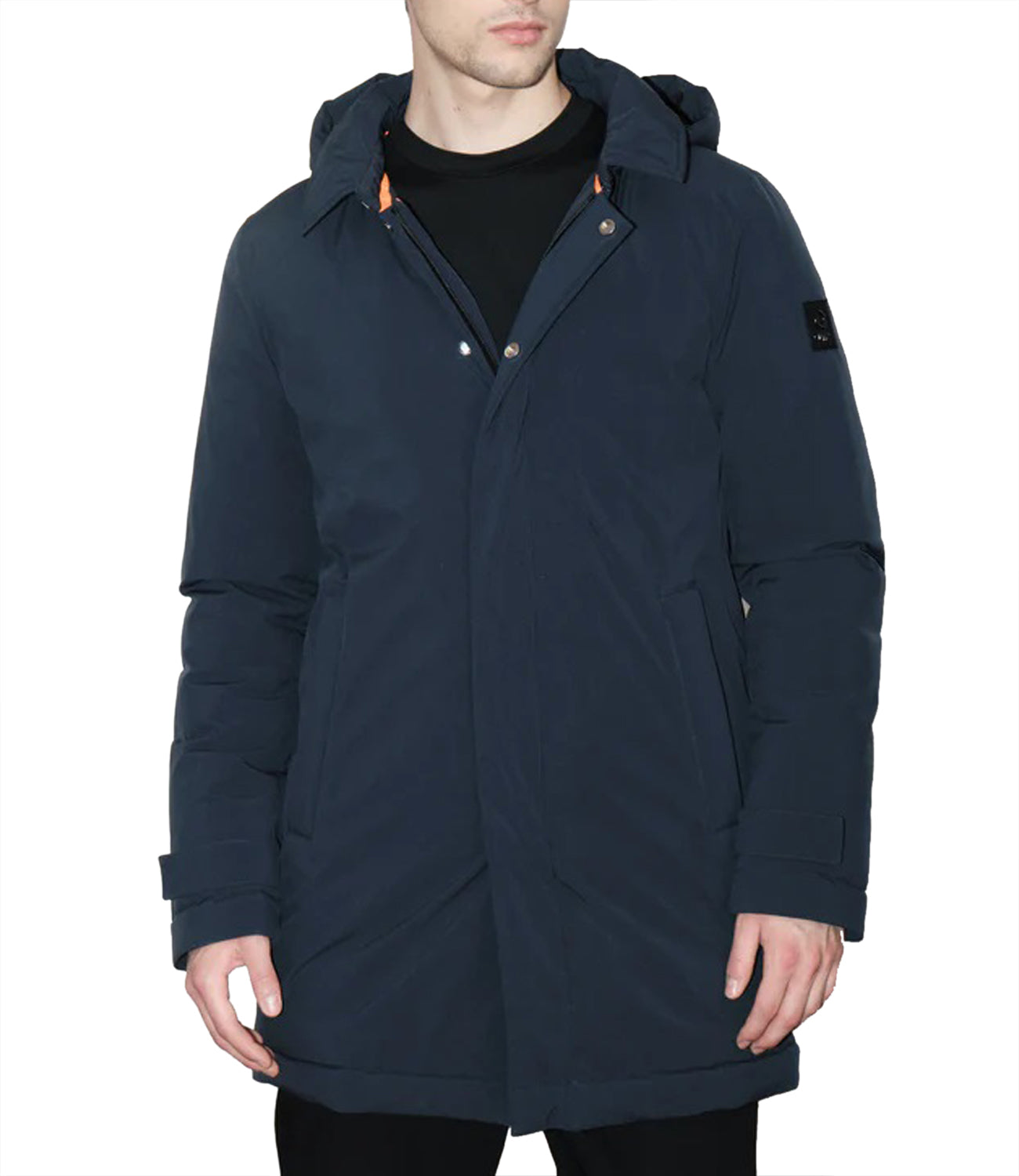 SunS Giubbotto lungo Uomo Mod. SICLAIR LONDON 33036U Navy Blu