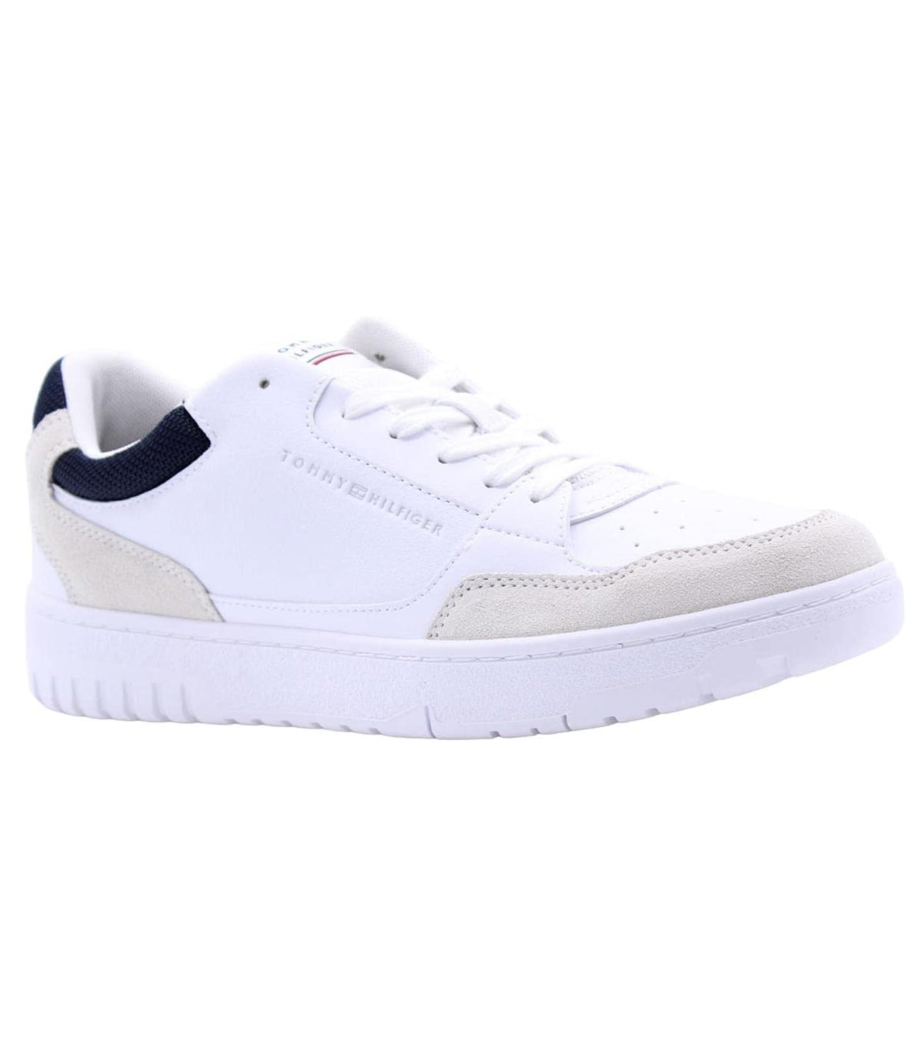 Tommy Hilfiger Sneakers Uomo Mod. FM0FM04730 TH BASKET CORE YBS White Bianco