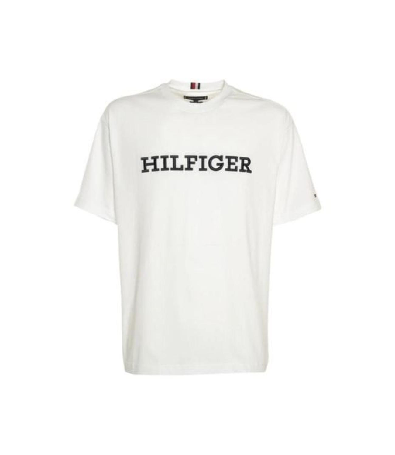 Tommy Hilfiger T-shirt Uomo Mod. MW0MW31539 YBR White Bianco