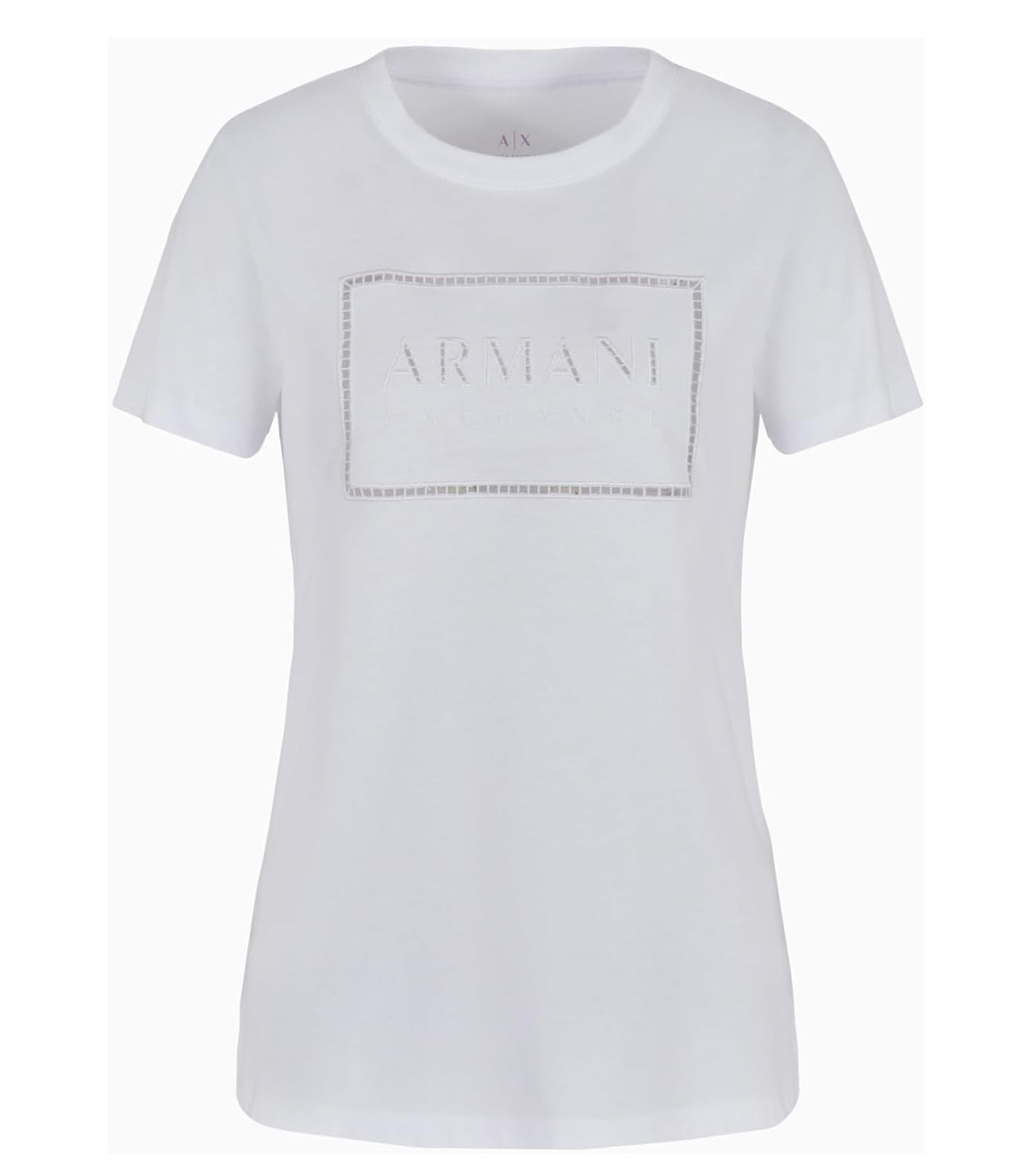 A|X Armani Exchange T-shirt Donna Mod. 3DYT59 YJ3RZ 1000 White Bianco