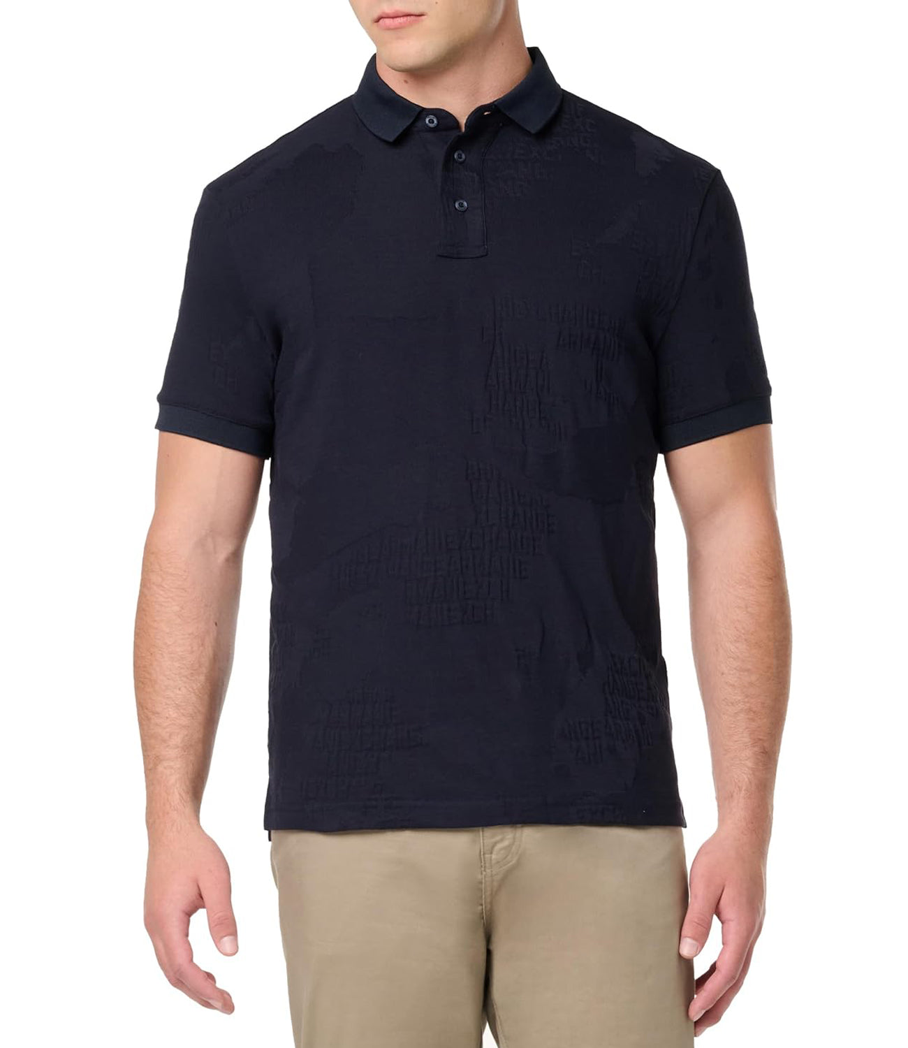 A|X Armani Exchange Polo M/C Uomo Mod. 3DZFLG ZJ85Z 55JK Blu