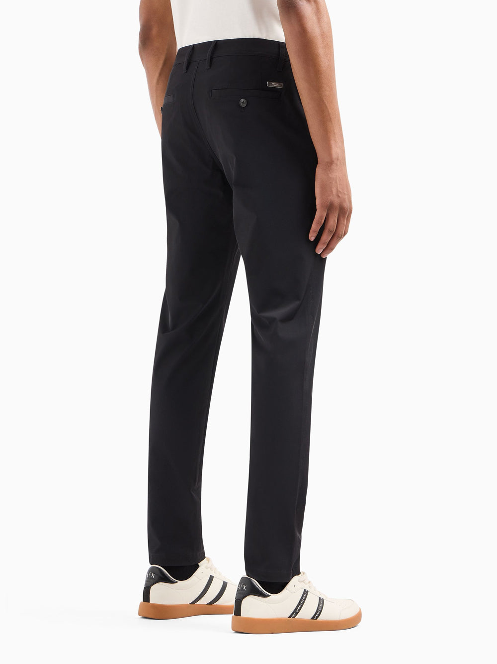Pantalone Slim Armani Exchange da Uomo - Nero