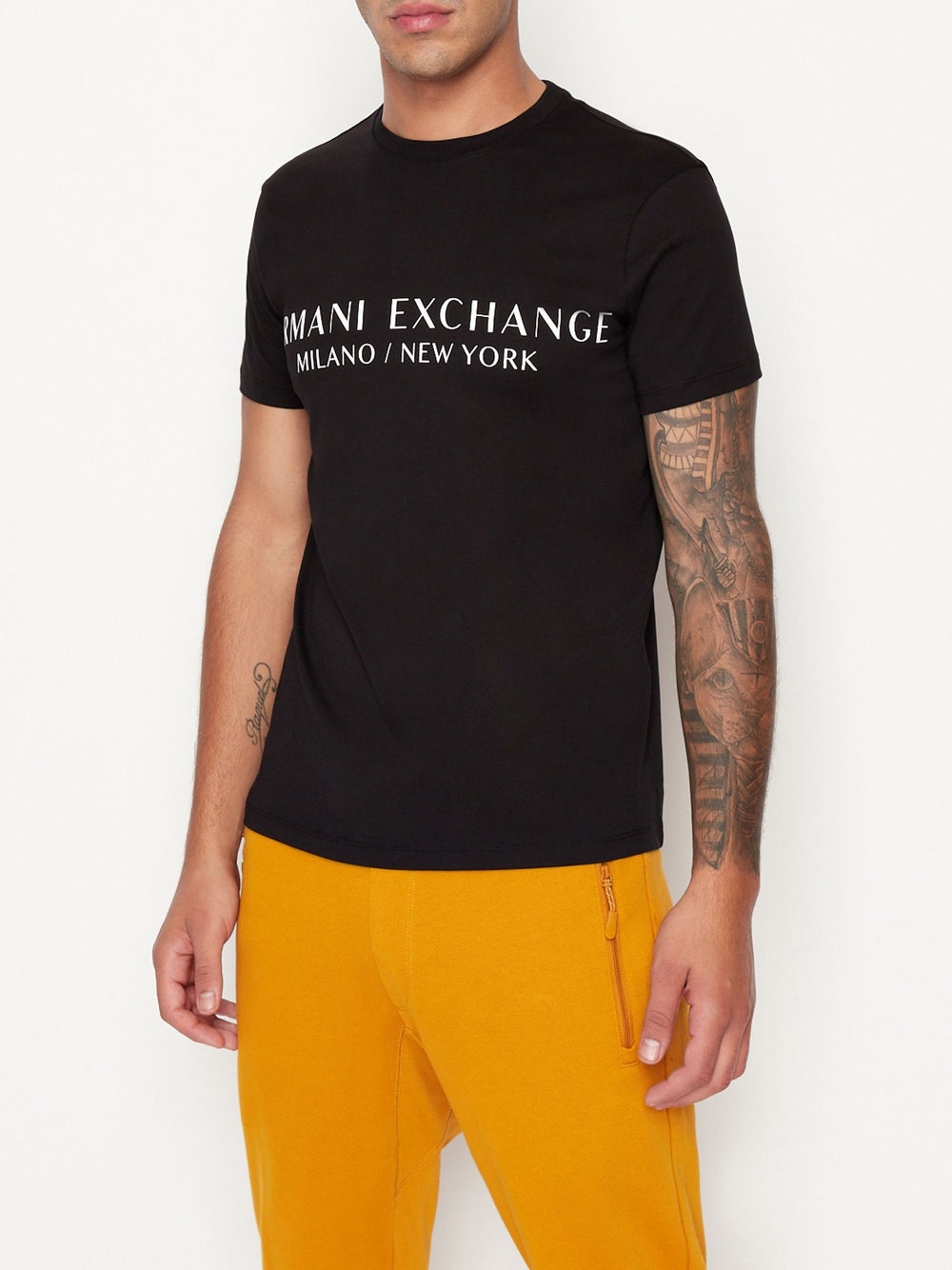 T-shirt Armani Exchange da Uomo - Nero