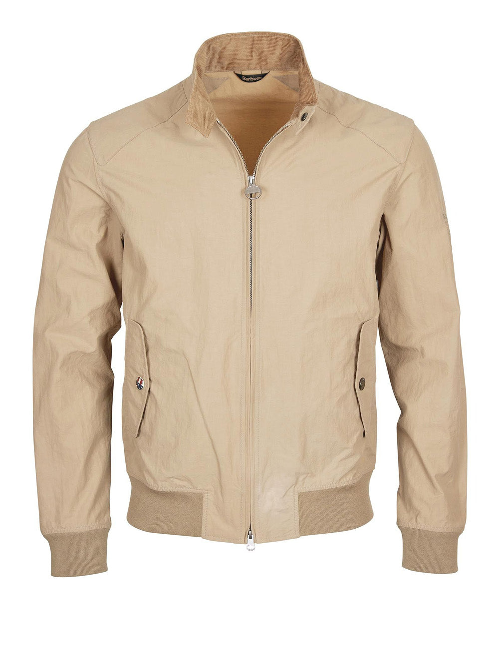 Giubbino Barbour Rectifier Harrington da Uomo - Beige