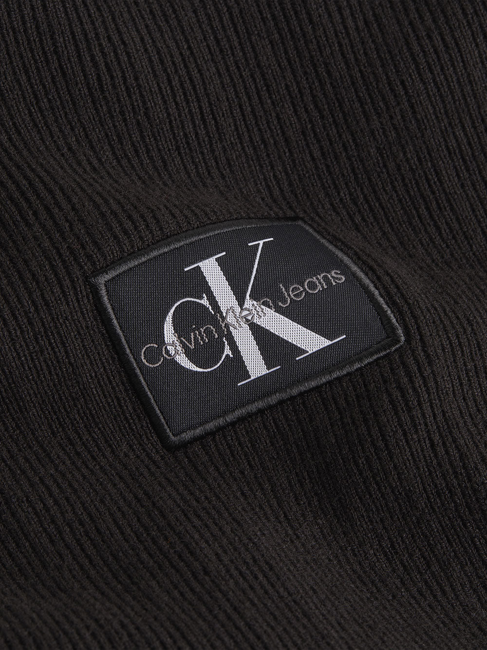 Pullover Calvin Klein Variegated Rib Easy da Donna - Nero