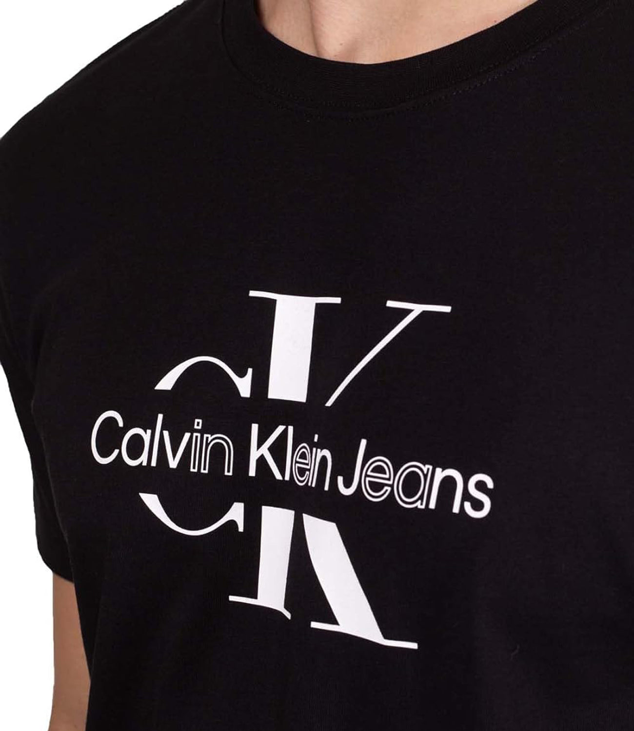 Calvin Klein Calvin Klein Jeans T-shirt Uomo Mod. J30J325190 BEH Black Nero