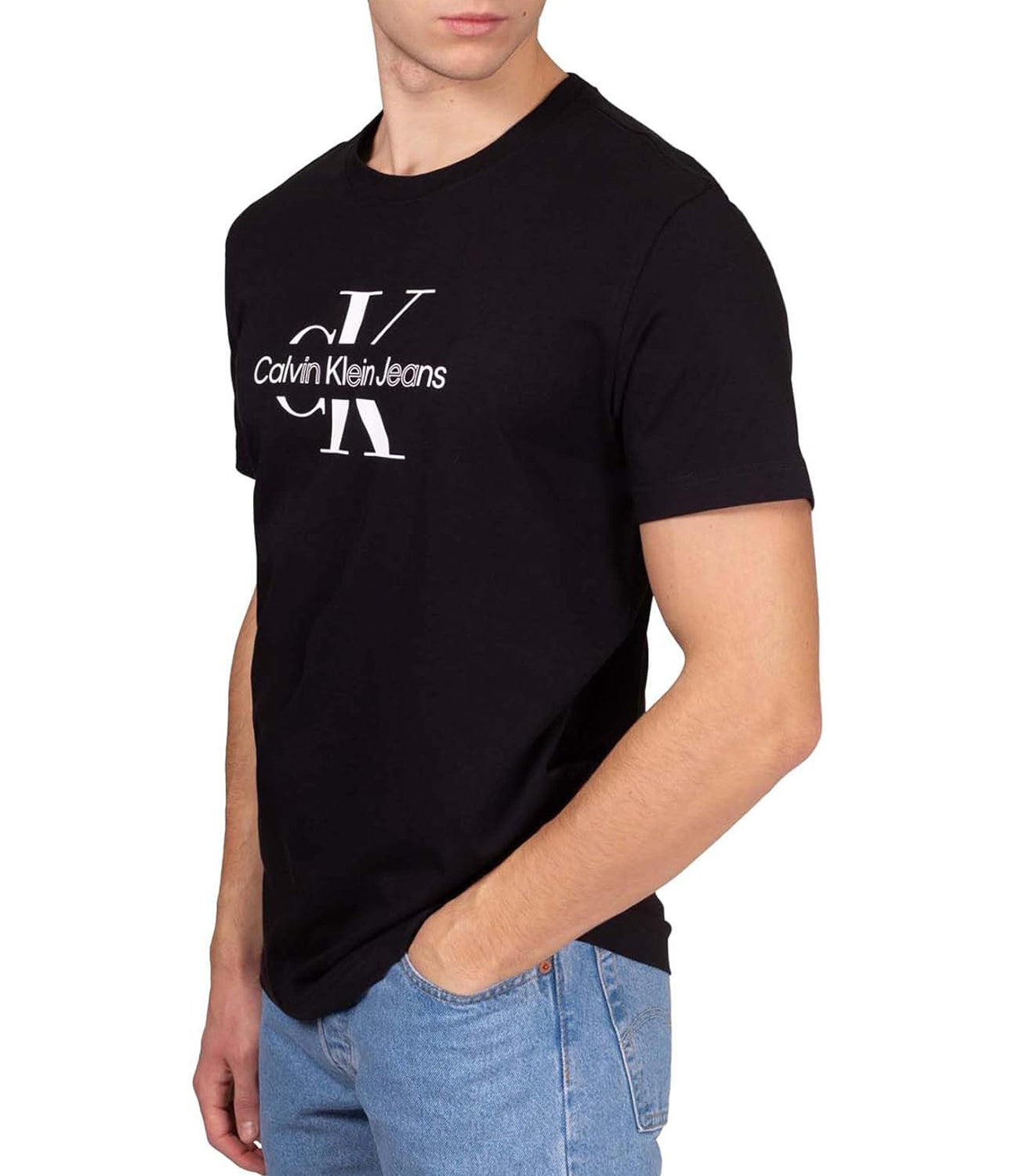 Calvin Klein Calvin Klein Jeans T-shirt Uomo Mod. J30J325190 BEH Black Nero