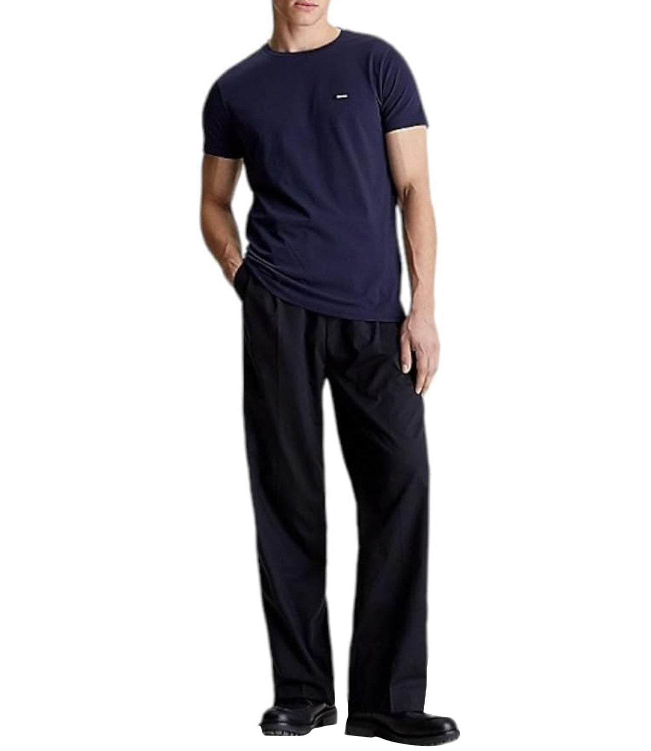 Calvin Klein T-shirt Uomo Mod. K10K112724 CHW Blu