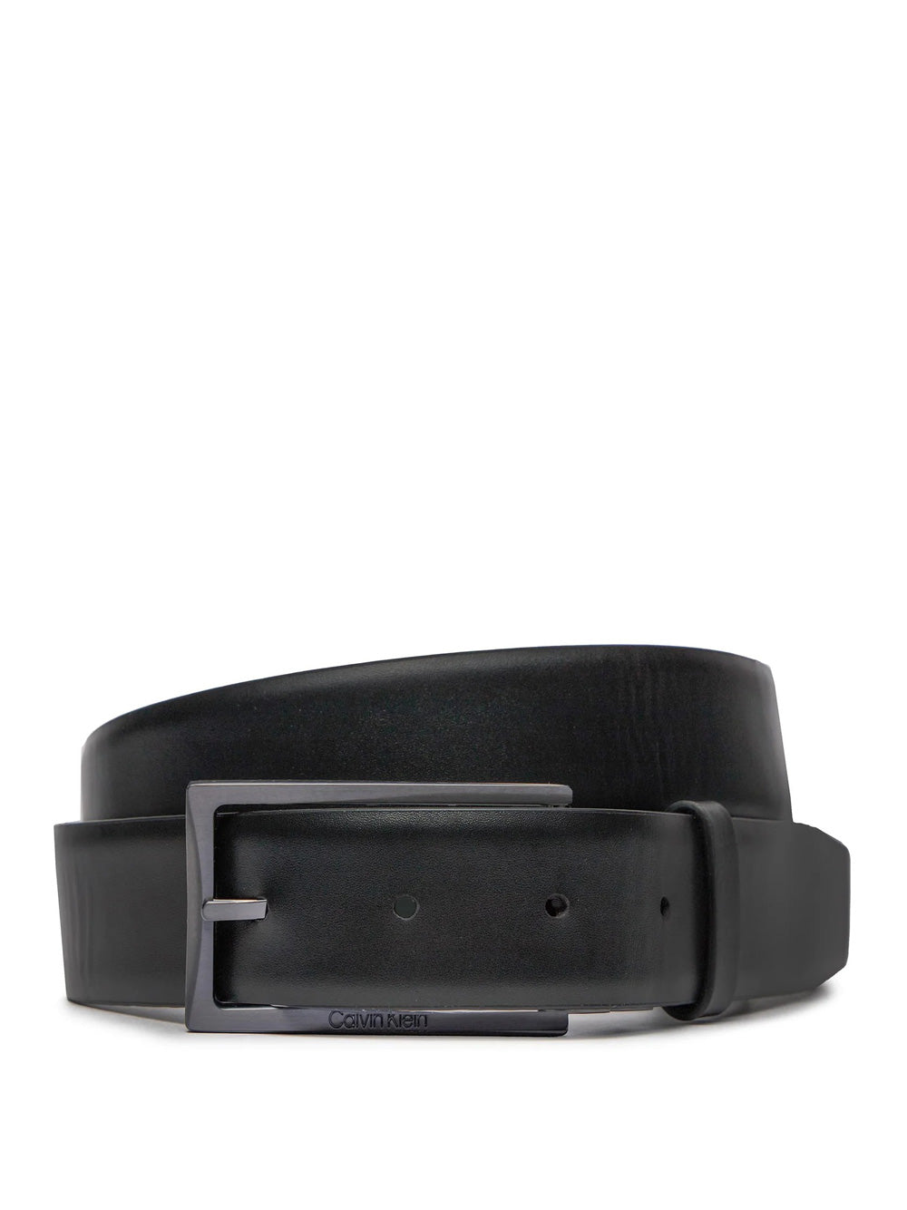 Cintura Calvin Klein Frame Mono 35Mm da Uomo - Nero