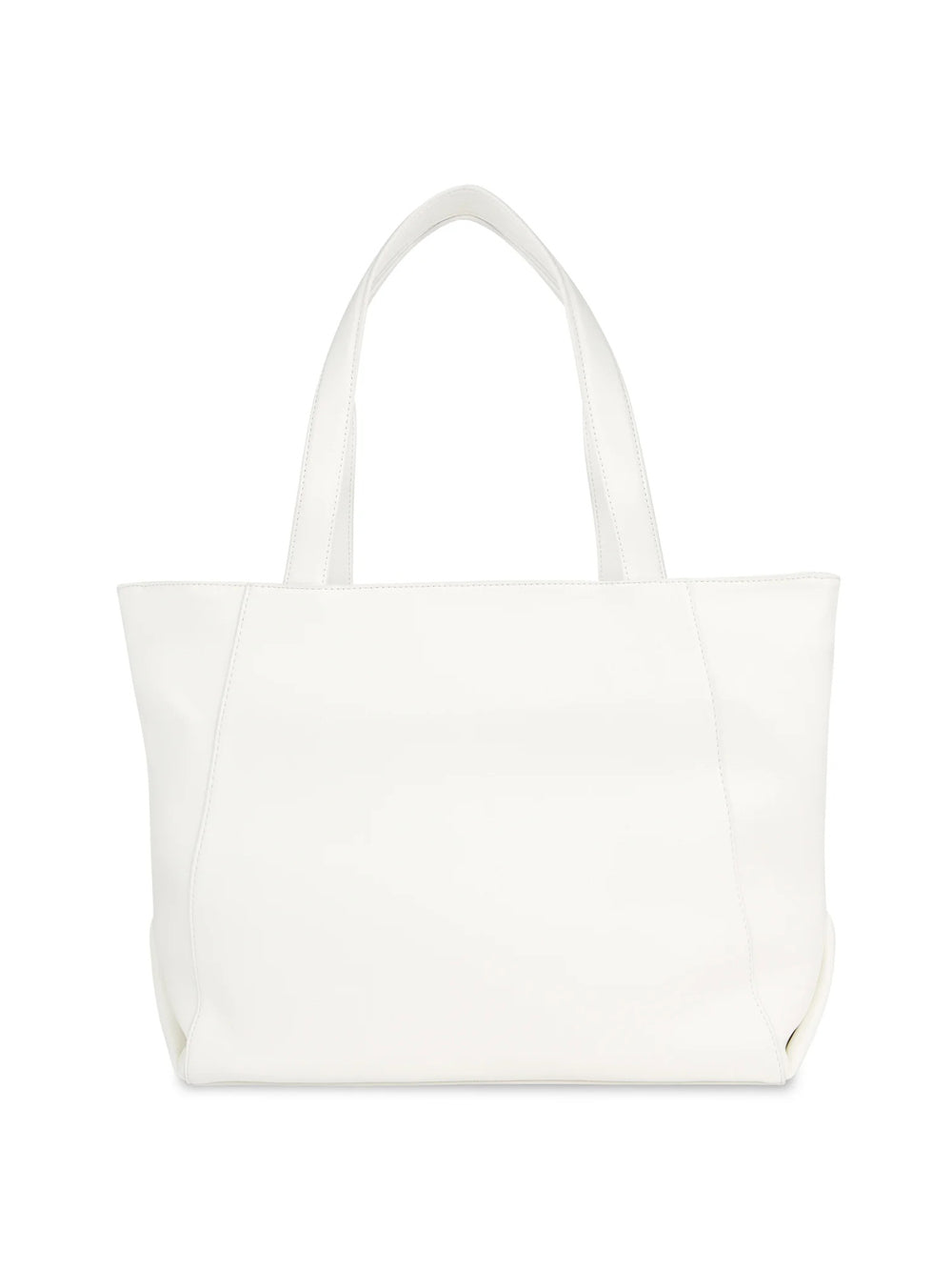 Borsa Shopper Calvin Klein Medium Pebble da Donna - Bianco