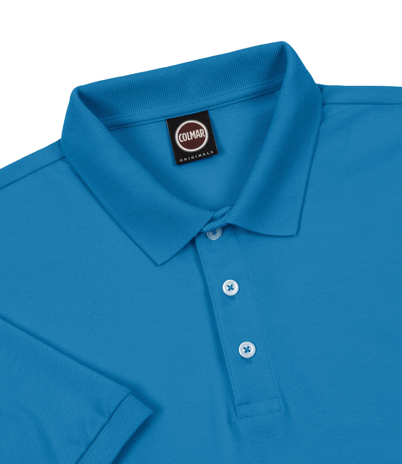 Colmar Polo M/C Uomo Mod. 7646 4SH 672 Celeste Blu