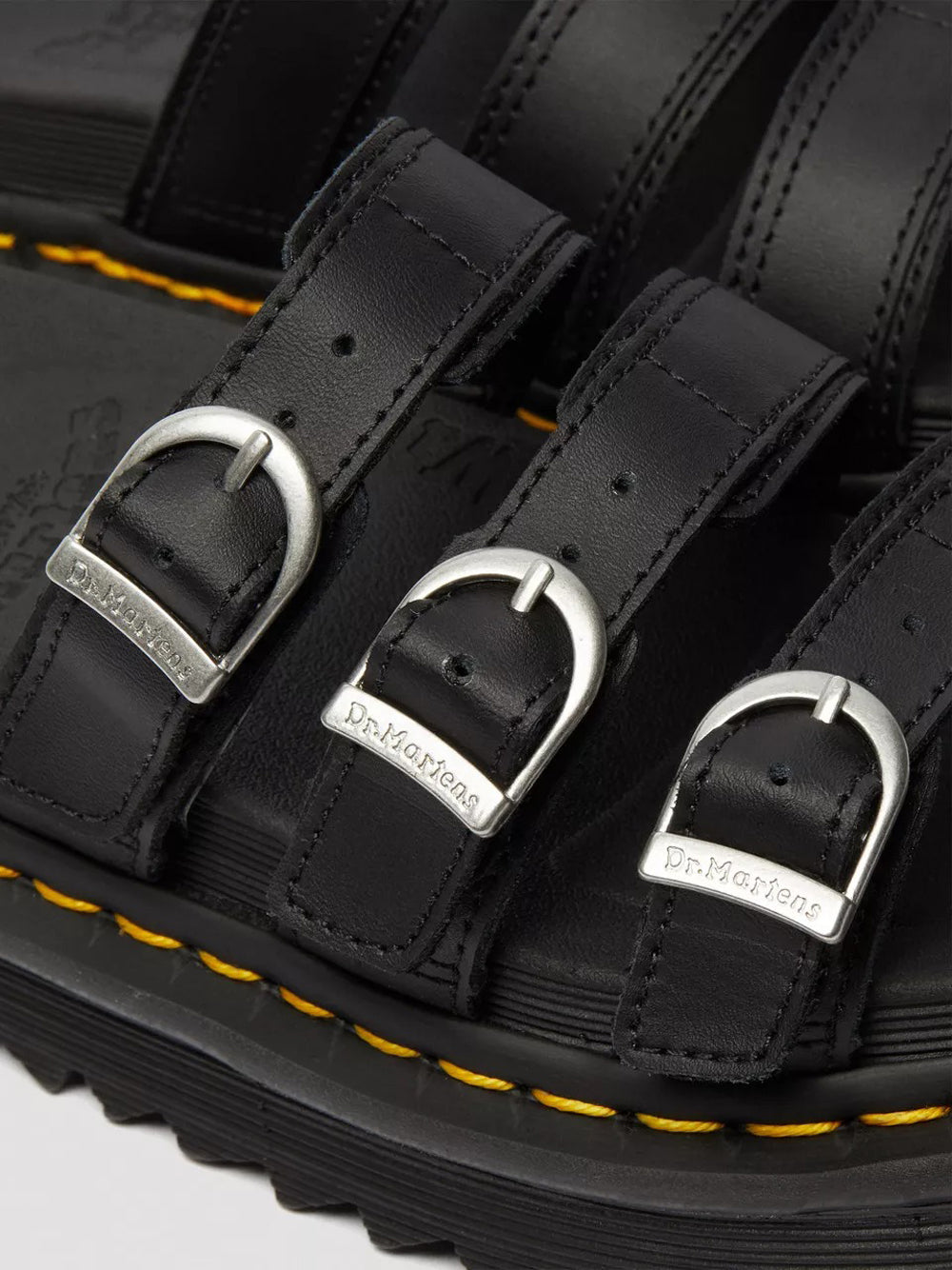 Sandalo Basso Dr. Martens Blaire Slide da Donna - Nero