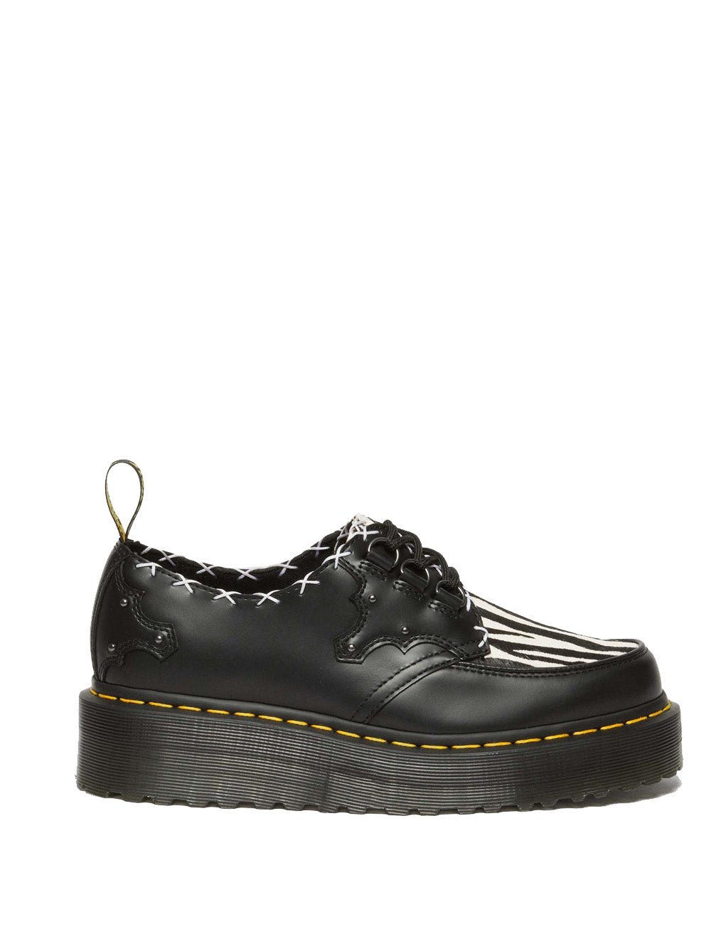 Scarpa Stringata Dr. Martens Ramsey Quad 3I da Donna - Nero