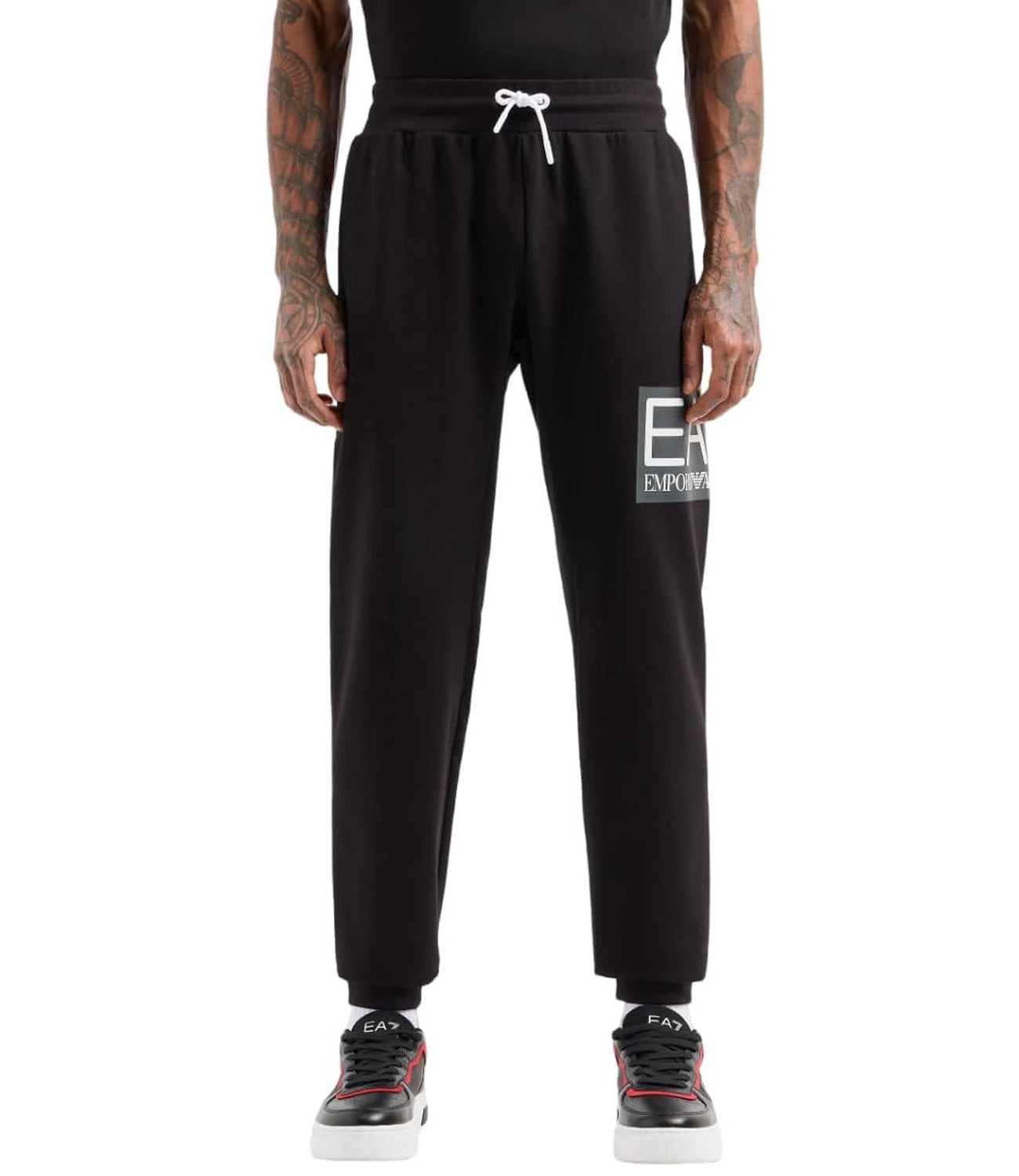Ea7 Emporio Armani Pantalone joggers Uomo Mod. 3DPP73 PJ05Z 1200 BLACK Nero