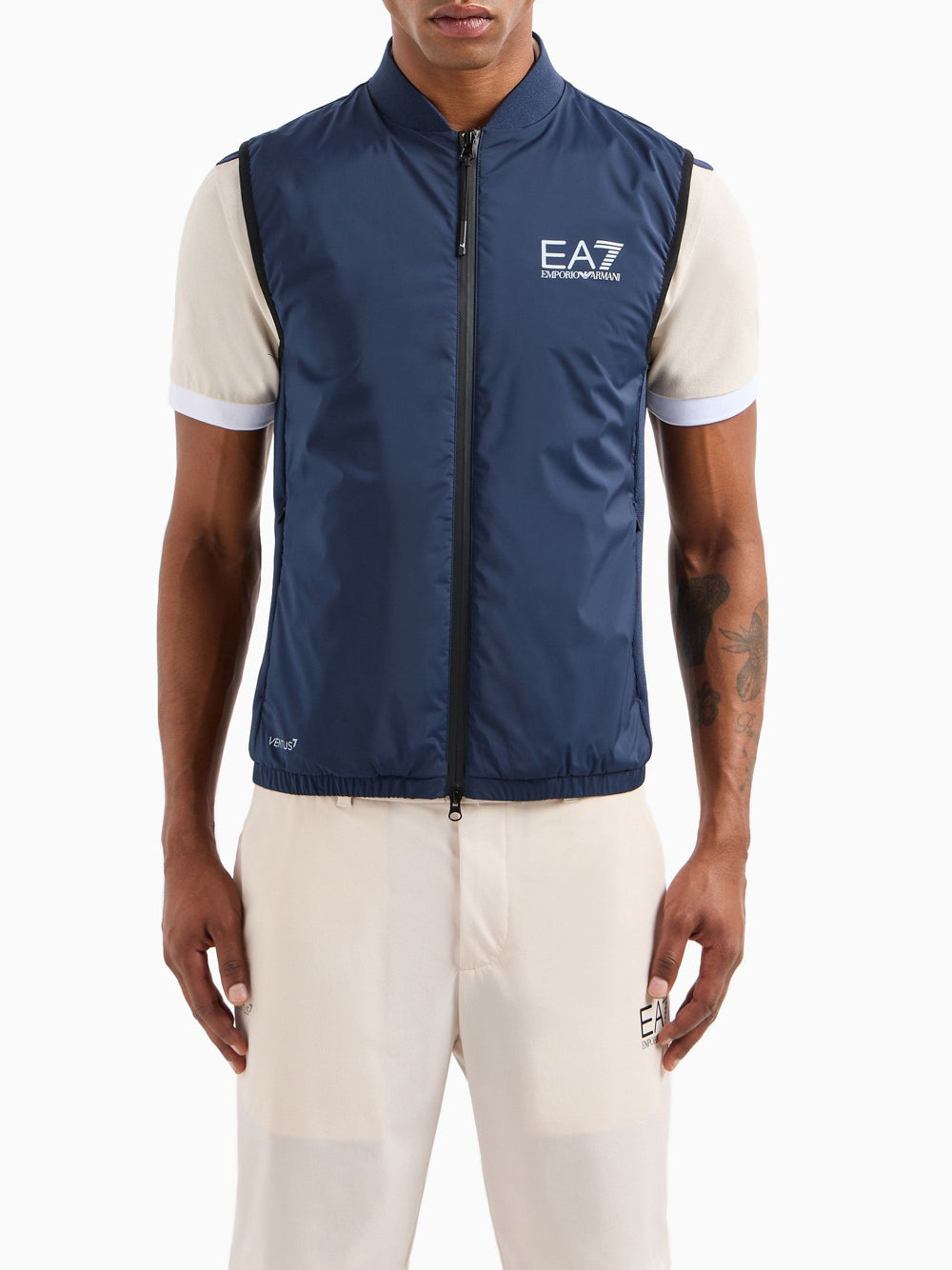 Smanicato Ea7 da Uomo - Blu