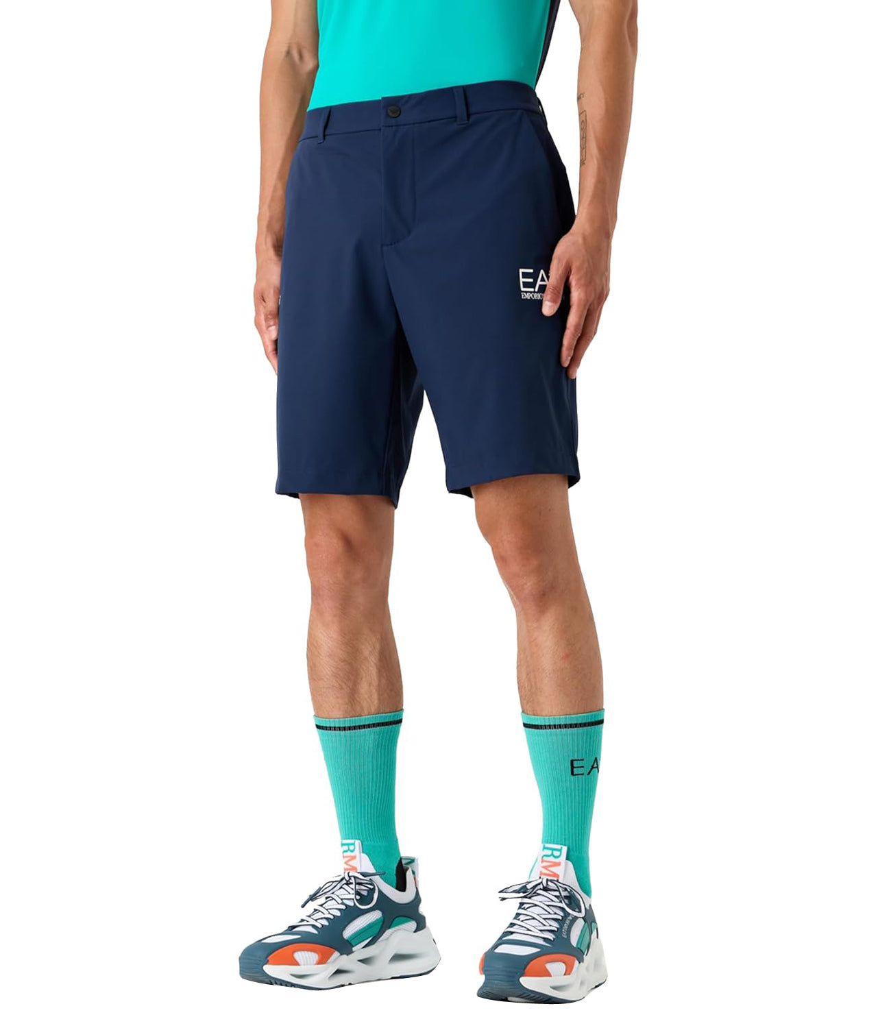 Ea7 Emporio Armani Bermuda Uomo Mod. 3DPS02 PNFTZ 1554 Blu