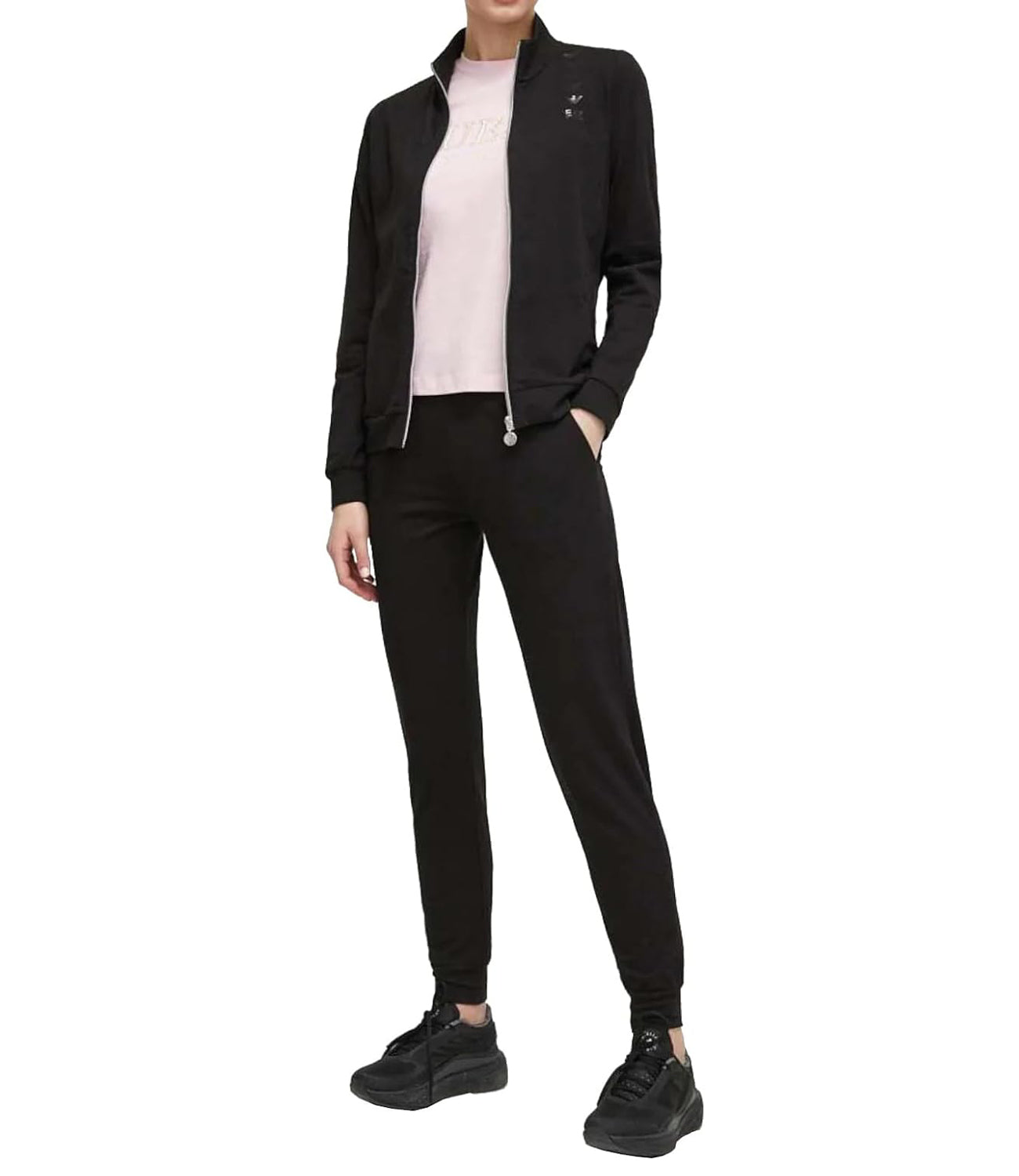Ea7 Emporio Armani Tuta Donna Mod. 3DTV53 TJTHZ 0228 Black Nero