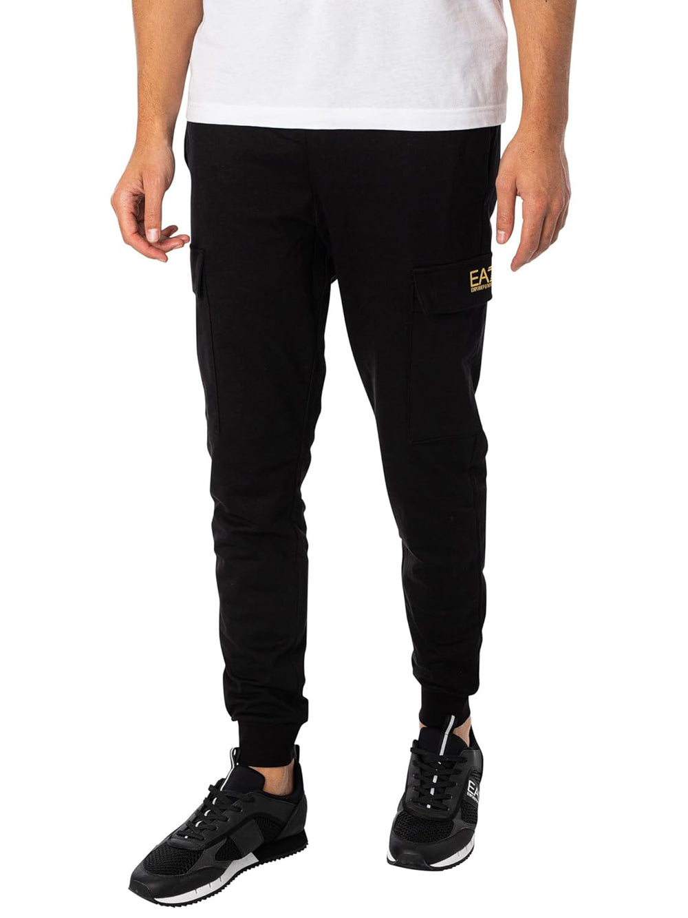 Ea7 Emporio Armani Pantalone joggers Uomo Mod. 8NPP59 PJ05Z 0208 Nero