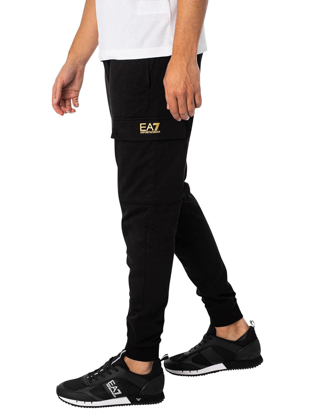 Ea7 Emporio Armani Pantalone joggers Uomo Mod. 8NPP59 PJ05Z 0208 Nero