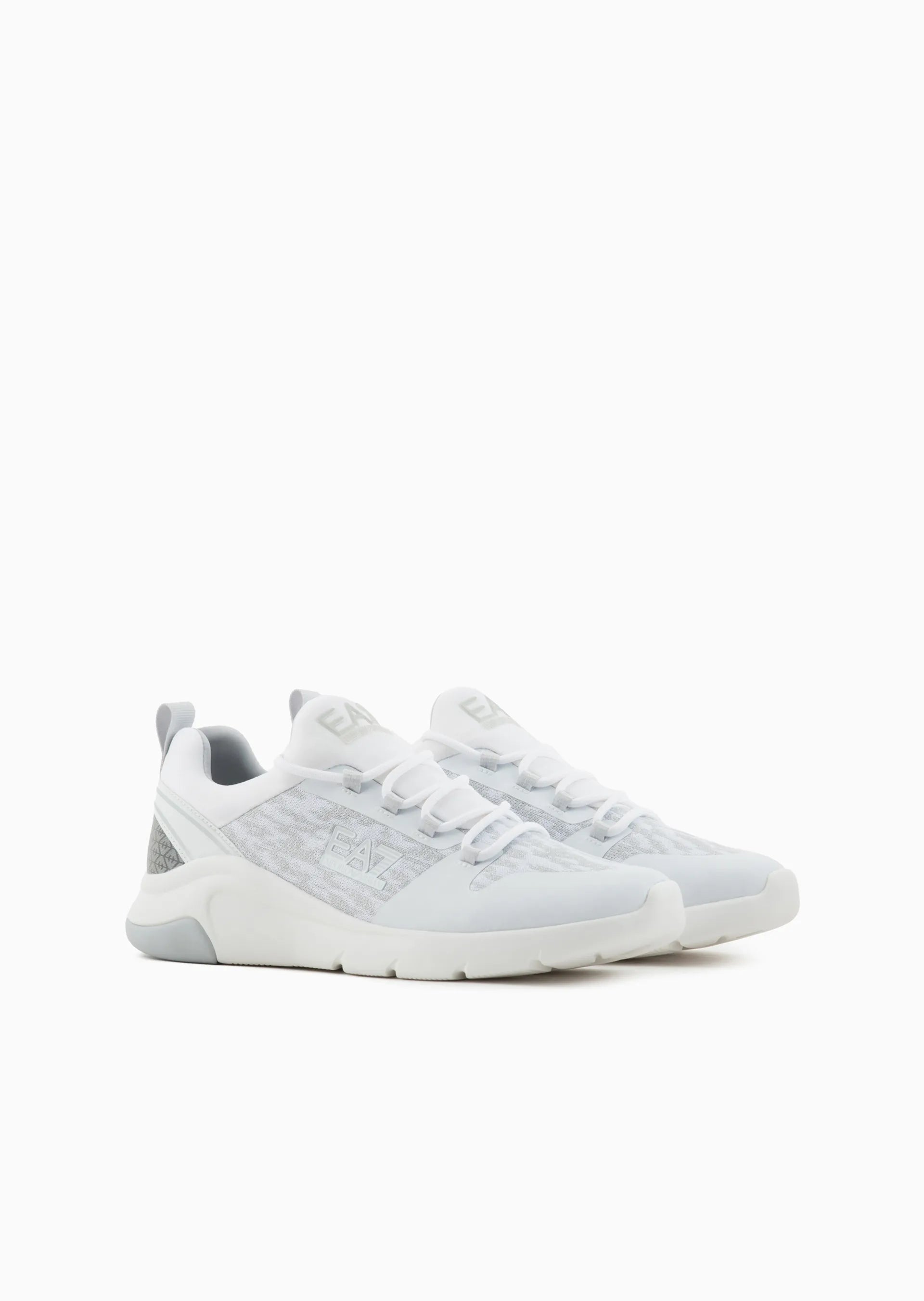 Ea7 Emporio Armani Sneakers Uomo Mod. X8X180 XK389 T652 White Bianco