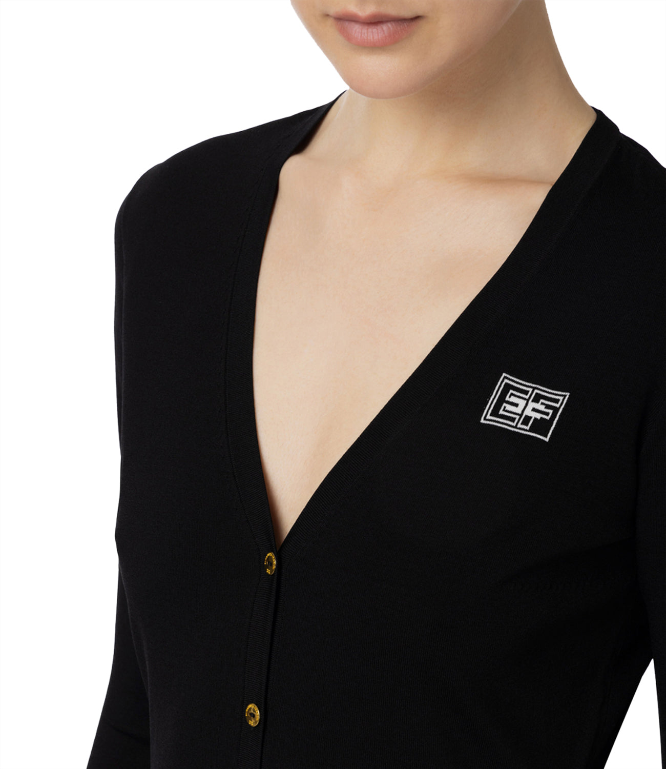 ElISABETTA FRANCHI Maglia Donna Mod. MK08B4 2E2 110 Nero