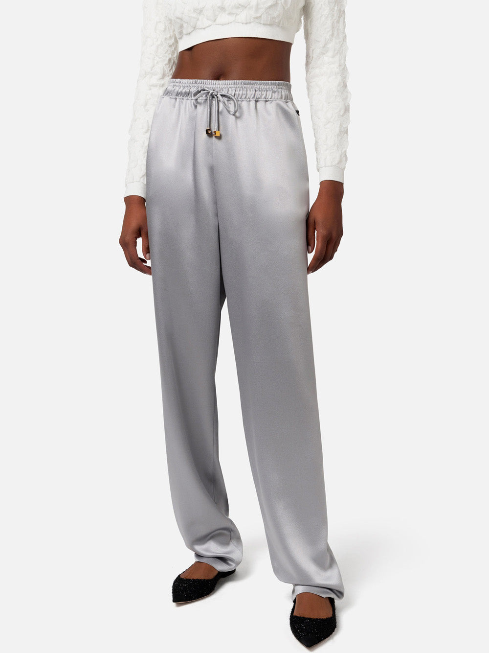 Pantalone Jogger Elisabetta Franchi da Donna - Grigio