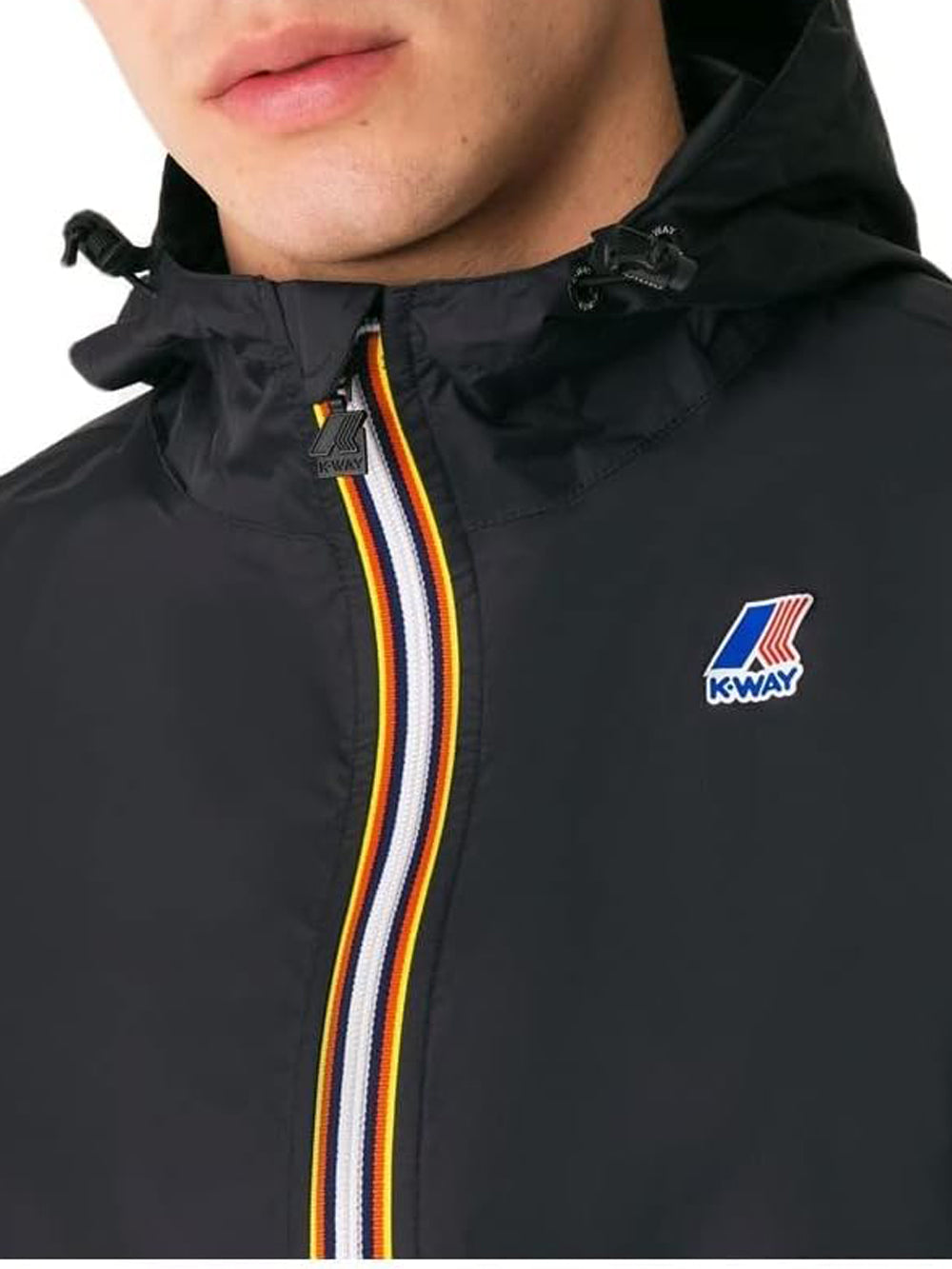 K-Way Giubbotto corto Unisex Mod. K004BD0 LE VRAI 3.0 CLAUDE USY Black Nero