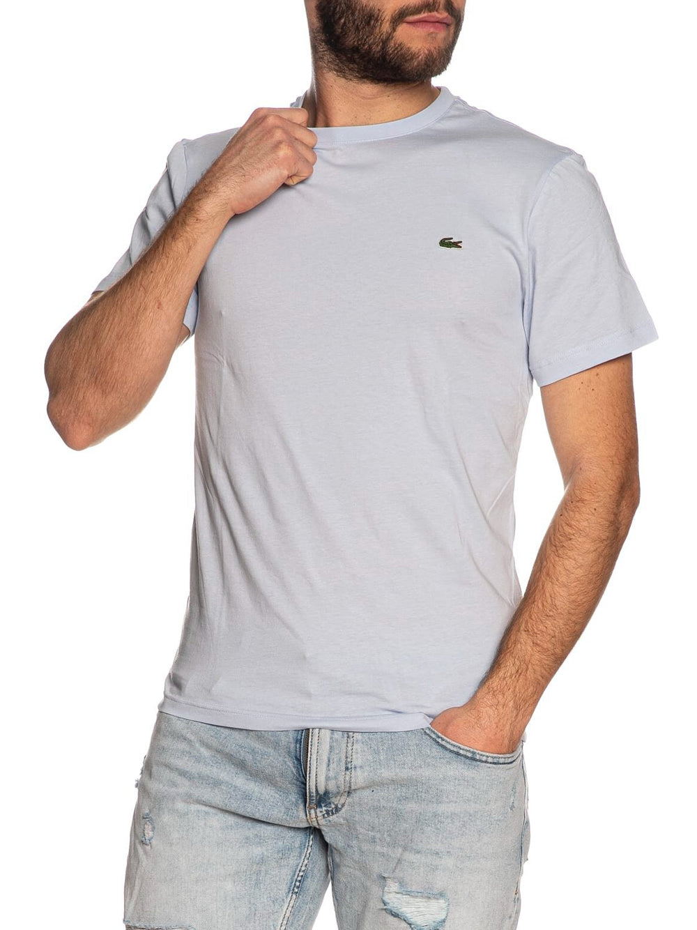 T-shirt Lacoste da Uomo - Celeste