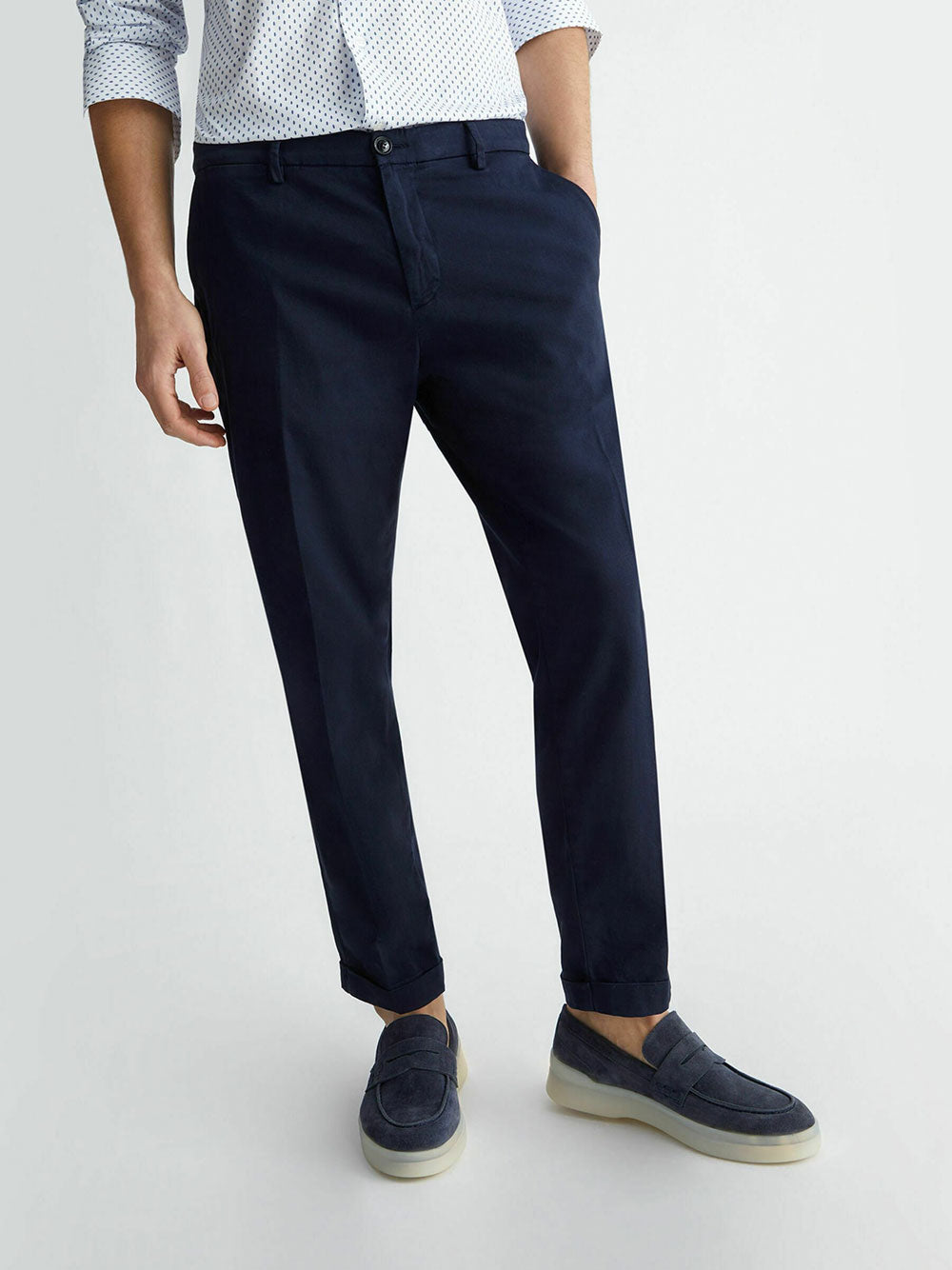 Pantalone Chino Liu Jo Capriwasharm da Uomo - Blu