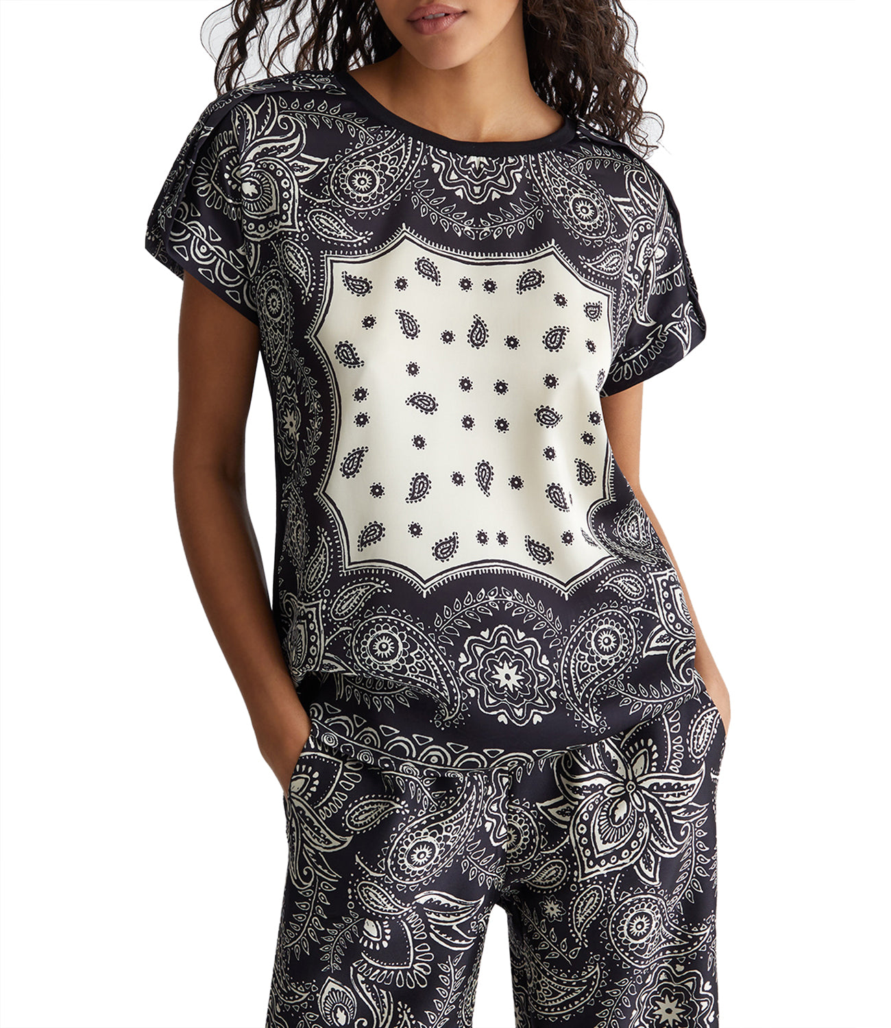 Liu Jo Blusa Donna Mod. MA4116 J7821 N9373 FANTASIA Multicolore