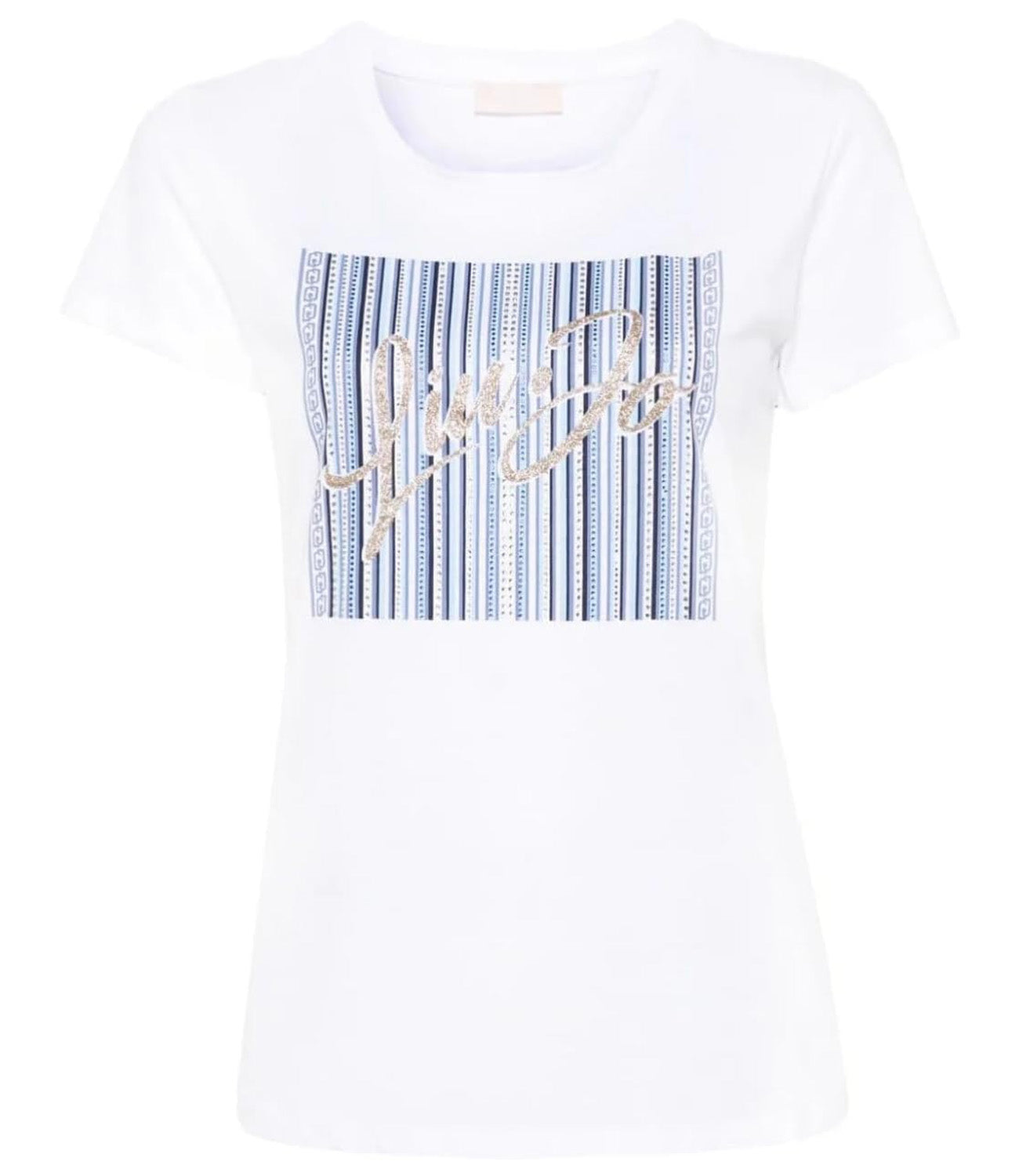 Liu Jo T-shirt Donna Mod. MA4340 JS923 N9334 White Bianco