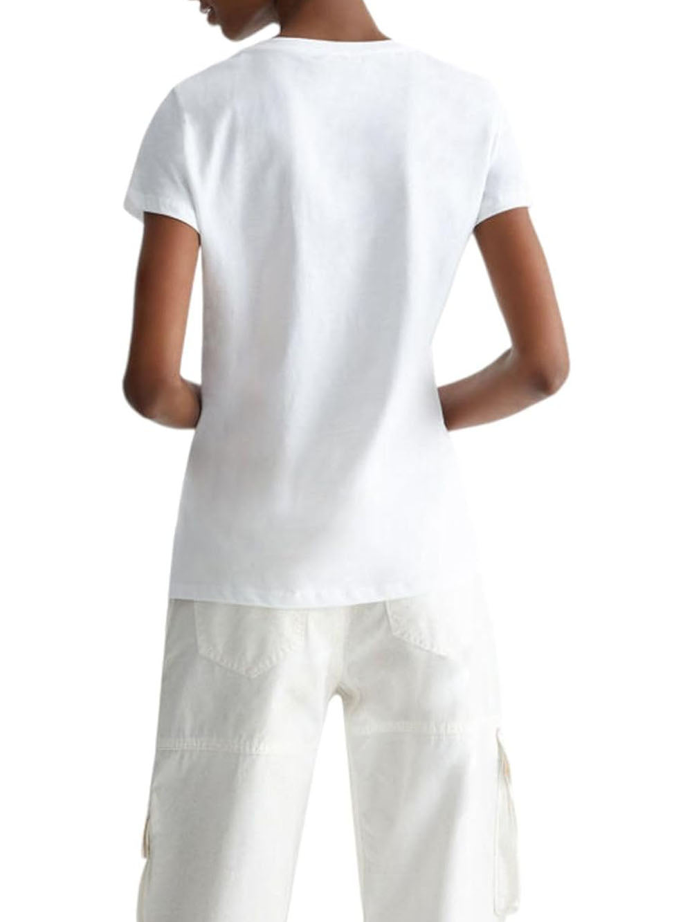 Liu Jo T-shirt Donna Mod. MA4340 JS923 N9335 White Bianco