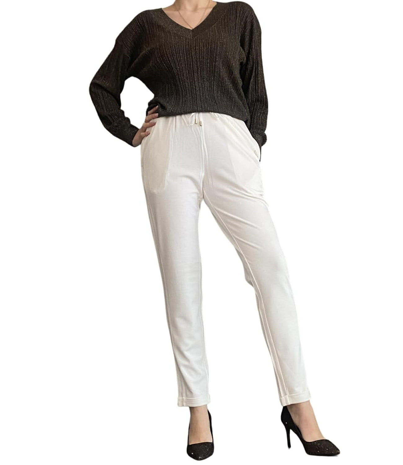 Liu Jo Liu Jo Pantalone Donna Mod. TA4182 J5942 10604 White Bianco