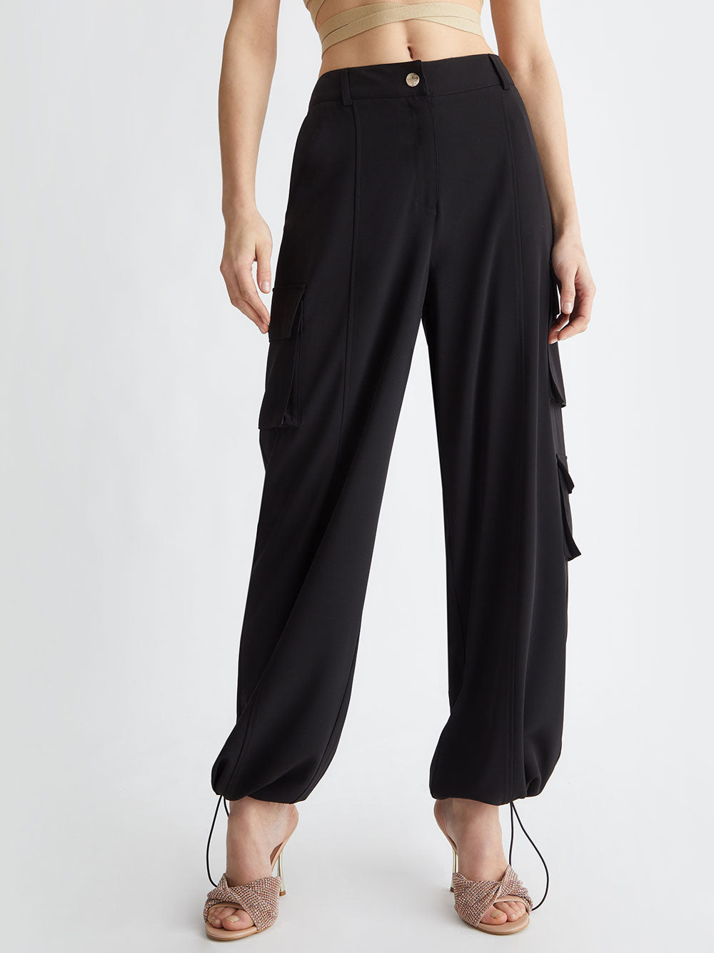 Pantalone Cargo Liu Jo da Donna - Nero