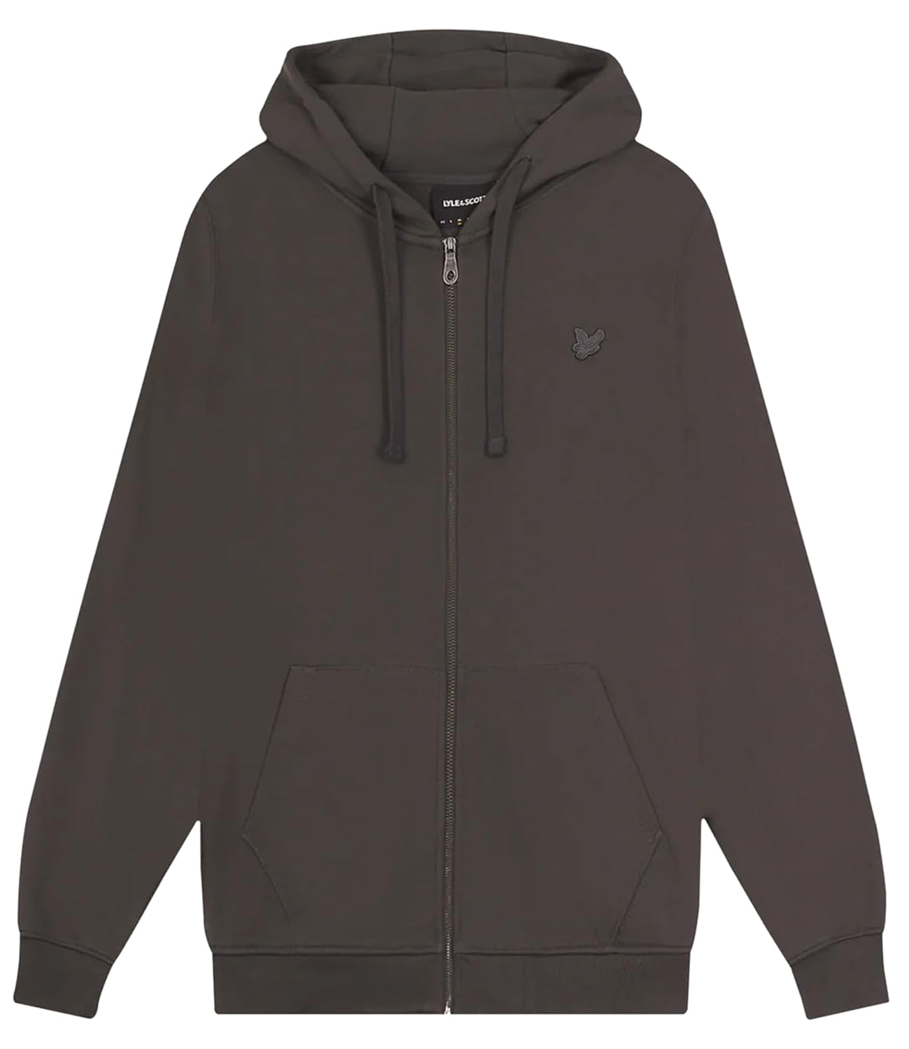 Lyle & Scott Lyle &amp; Scott Felpa Zip Uomo Mod. ML420TON CAPPUCCIO W635 Antracite Grigio