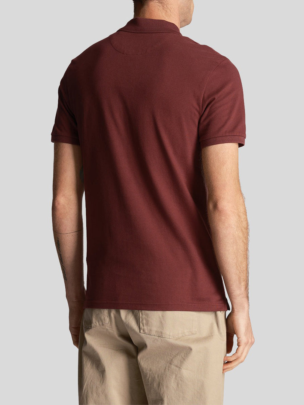 Lyle & Scott Polo Lyle &amp; Scott da Uomo - Bordeaux