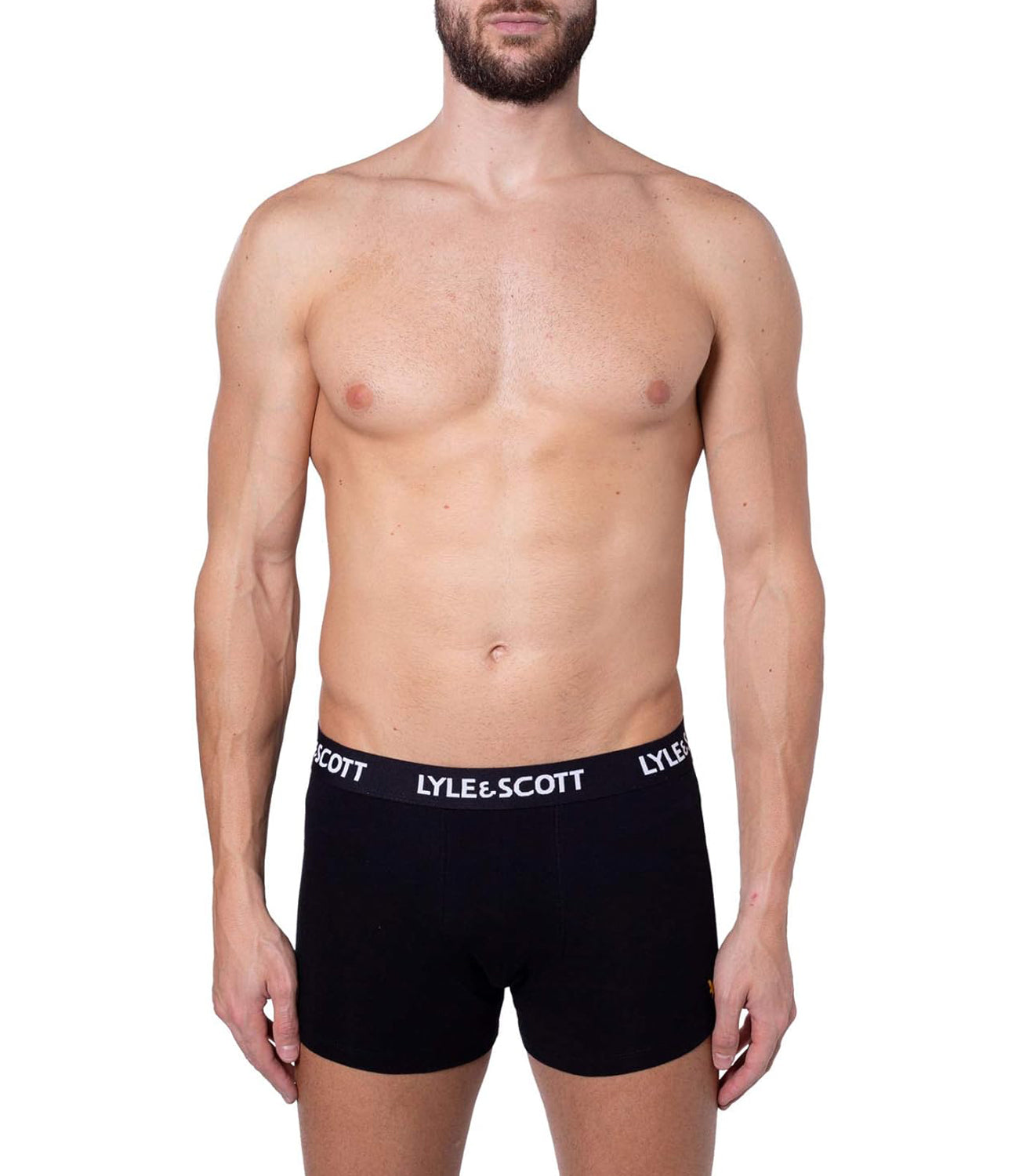 Lyle & Scott Lyle &amp; Scott Boxer Uomo Mod. UWTC001 3PACK 002 Black Nero