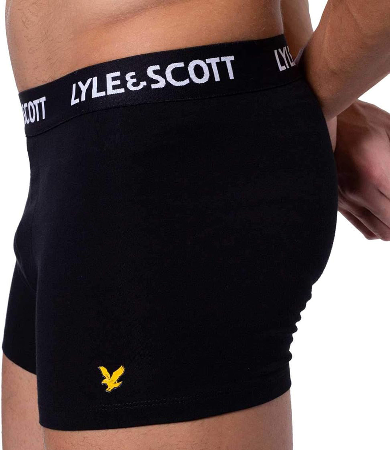 Lyle & Scott Lyle &amp; Scott Boxer Uomo Mod. UWTC001 3PACK 002 Black Nero