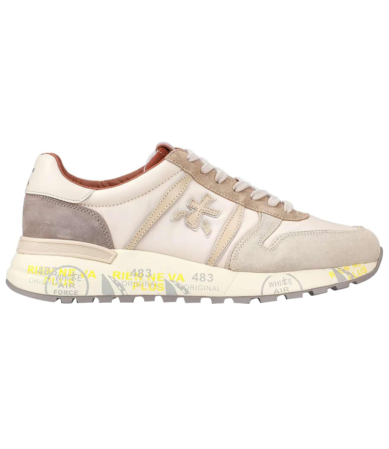 Premiata Sneakers Uomo Mod. LANDER 6633 Beige