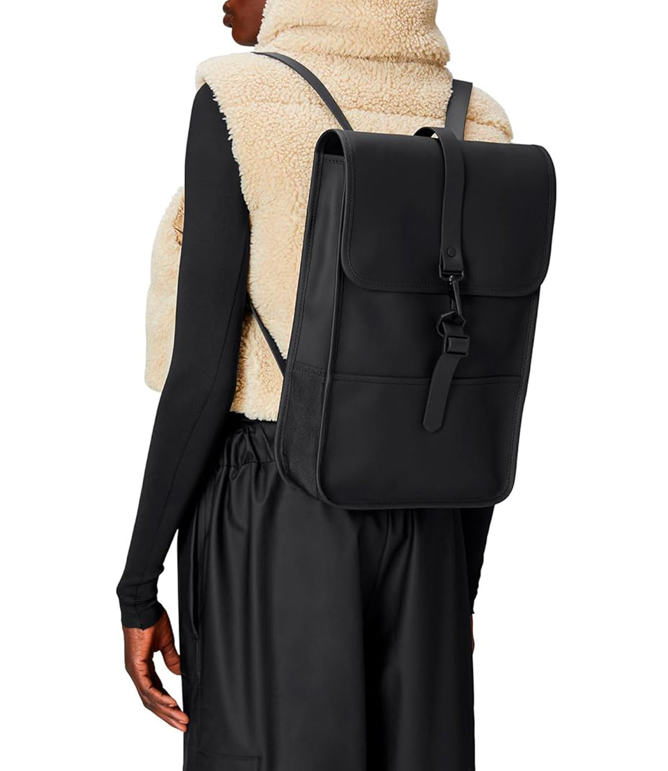 RAINS Zaino Unisex Mod. 13020 BACKPACK MINI 01 Black Nero