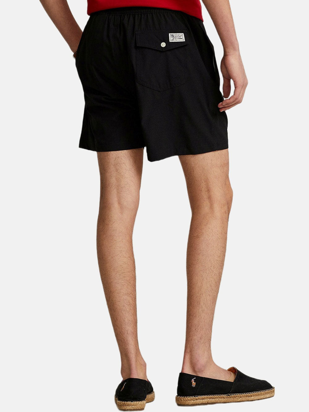 Shorts Mare Ralph Lauren Traveler da Uomo - Nero