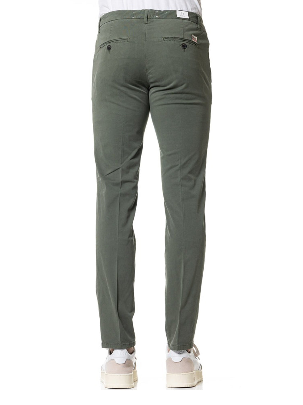 Pantalone Chino Roy Rogers New Rolf da Uomo - Verde