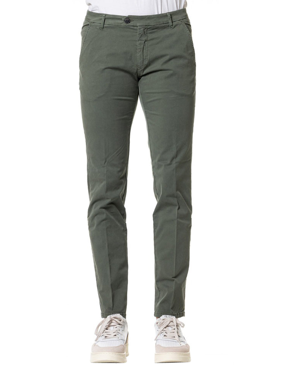 Pantalone Chino Roy Rogers New Rolf da Uomo - Verde