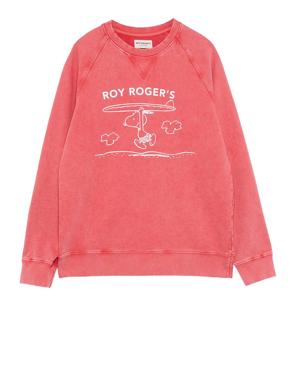 Felpa Roy Rogers Crew Peanuts da Uomo - Rosa