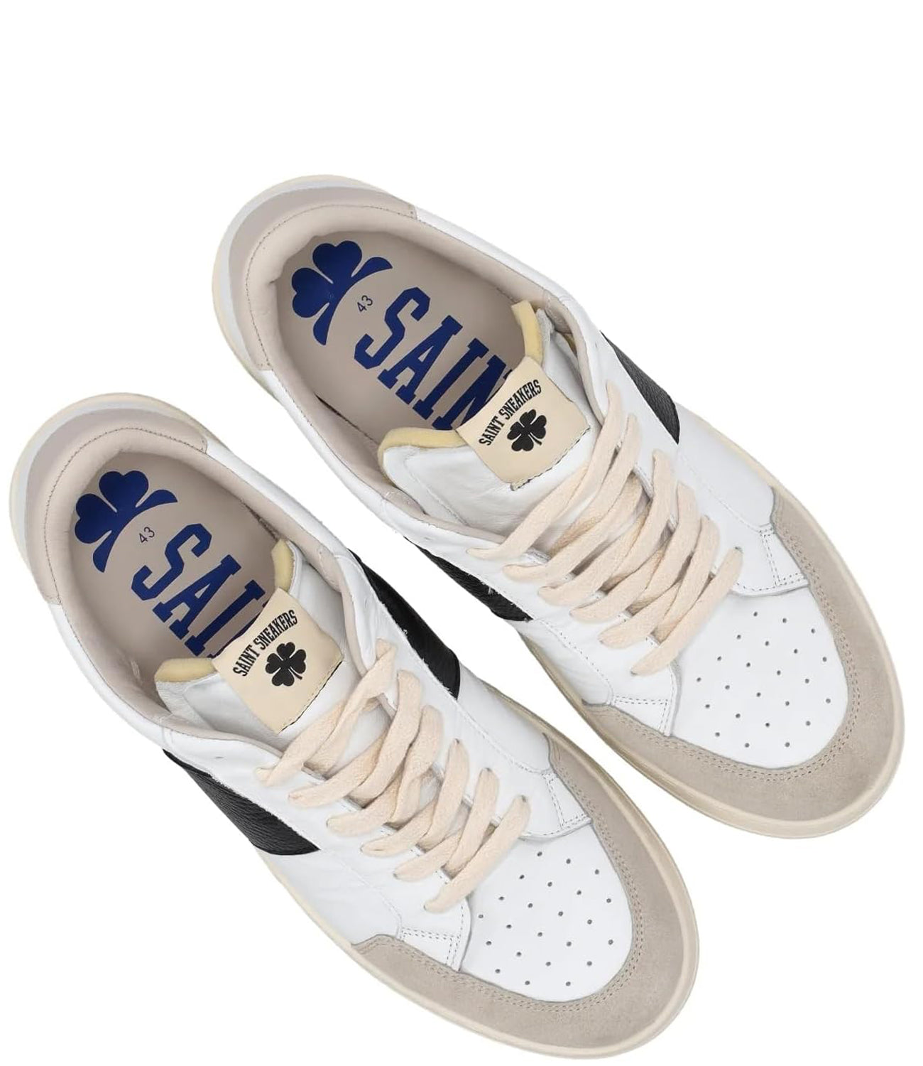 SAINT SNEAKERS Sneakers Uomo Mod. SAIL /NERO White Bianco